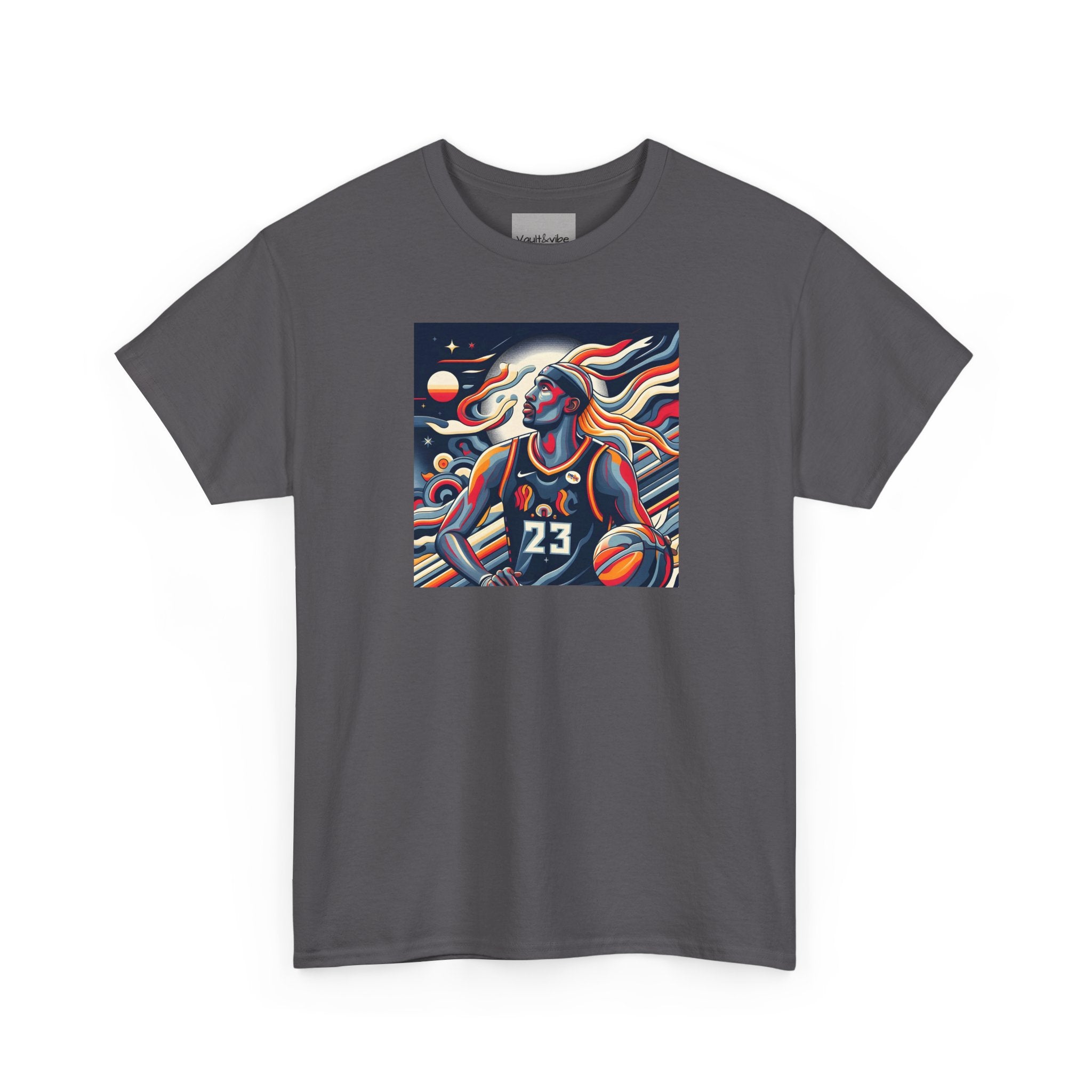 Basketball Art Tee — Abstract Player Illustration ("23")