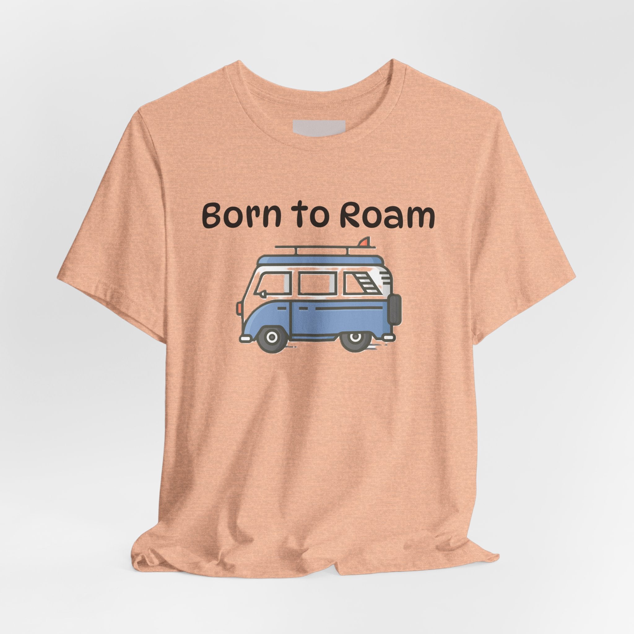 Born to Roam Camper Van Tee — Adventure Travel Graphic T-Shirt