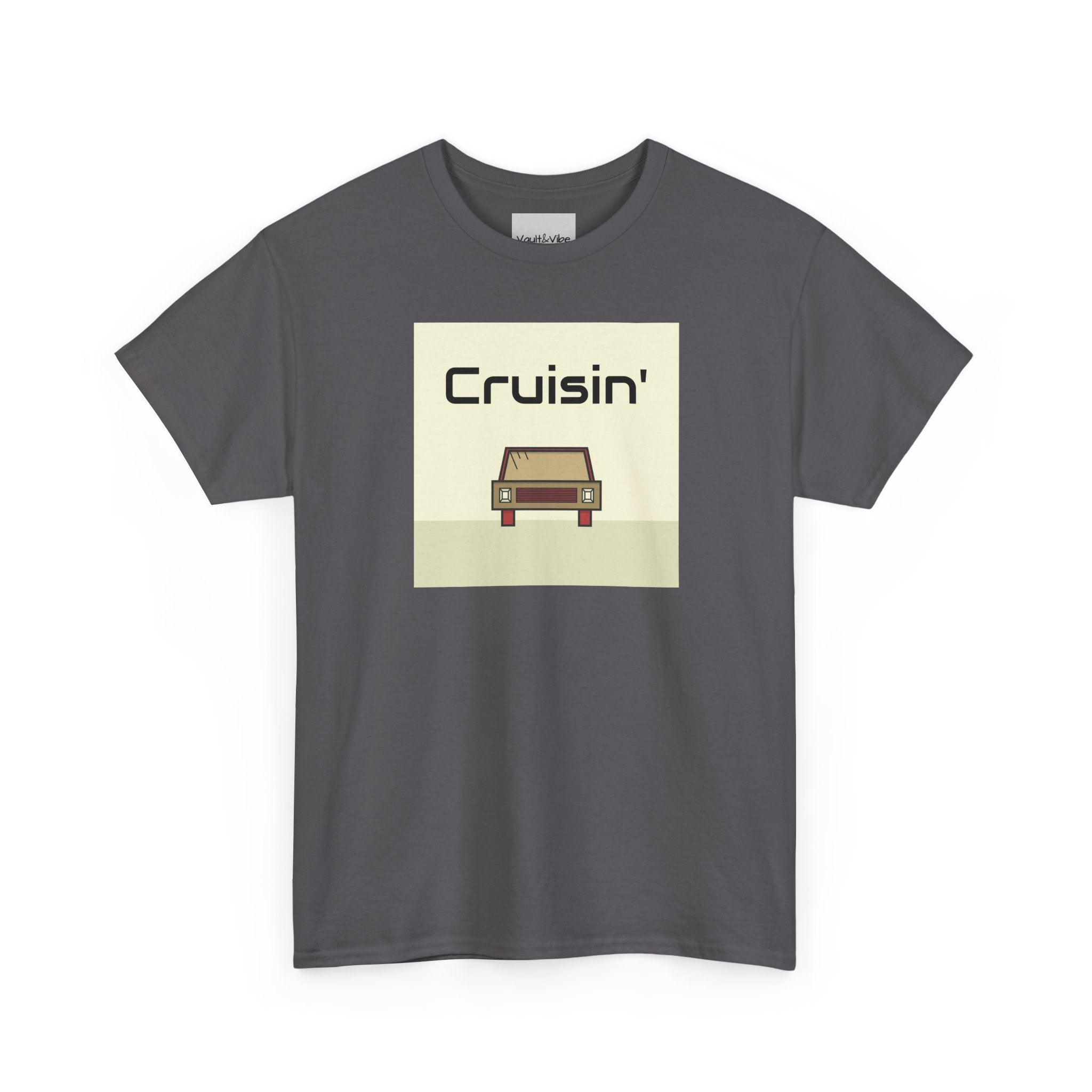 Cruisin' Vintage Car Tee — Retro Road Trip Graphic T-Shirt