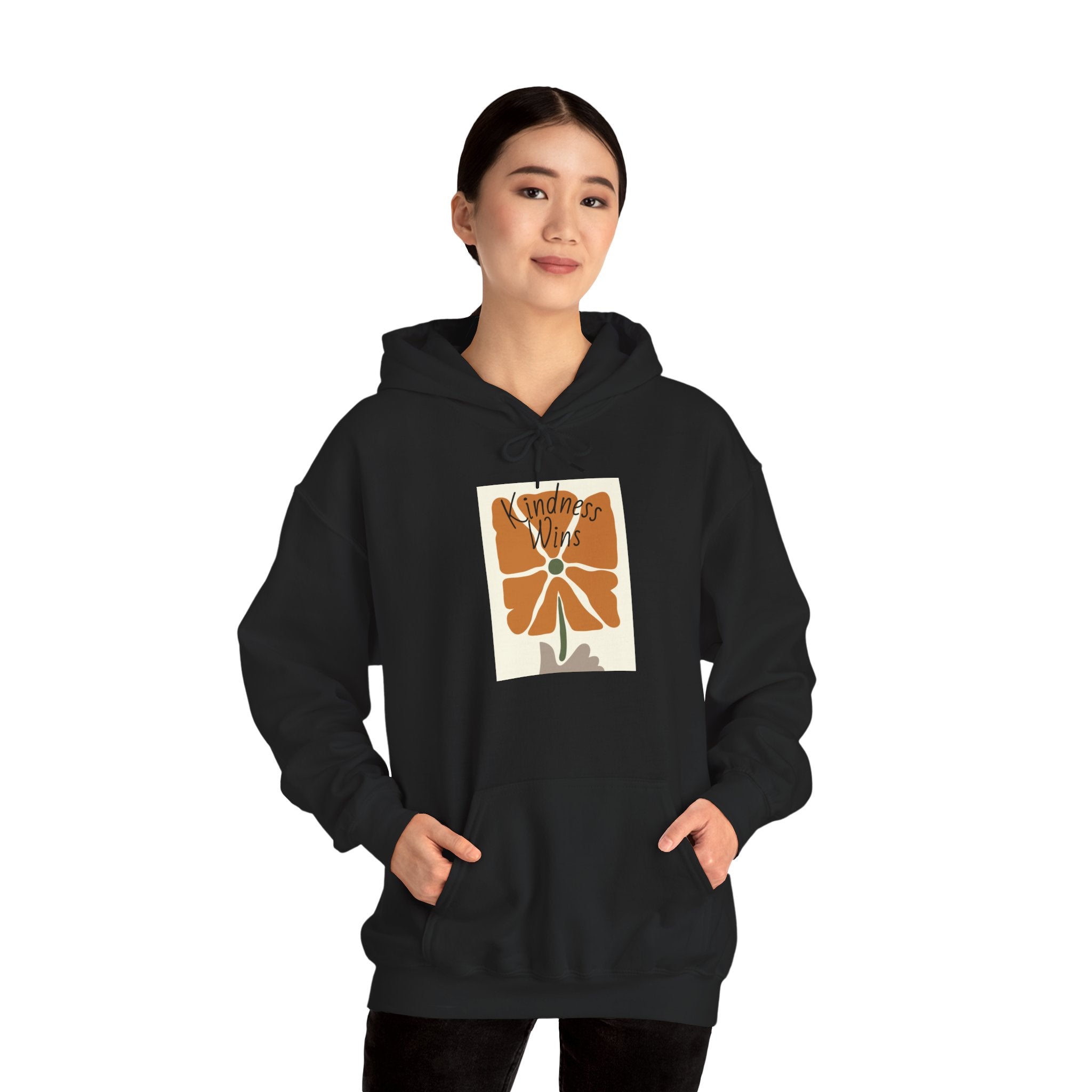 Hoodie — Autumn Bloom Floral Graphic "Calm in Color" Sweatshirt