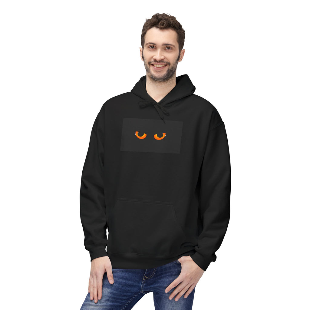 Hoodie - Peeking Cat Eyes Graphic Pullover