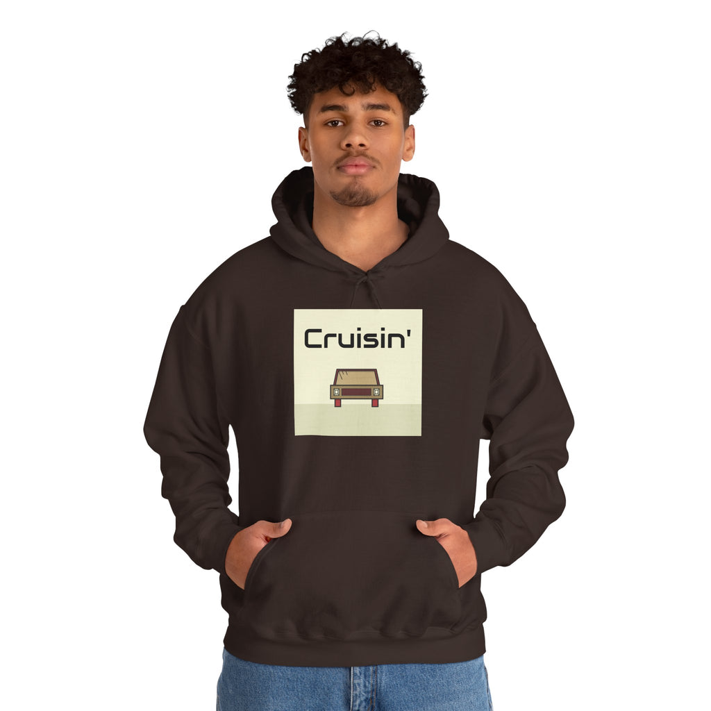 Cruisin' Retro Car Hoodie – Vintage Drive Graphic Sweatshirt
