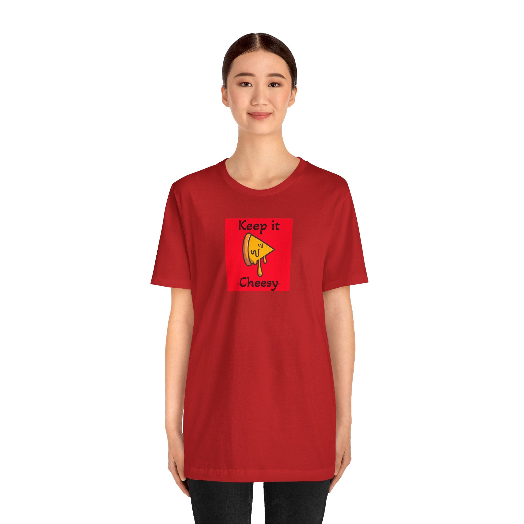 Keep It Cheesy T-Shirt — Funny Grilled Cheese Graphic Tee