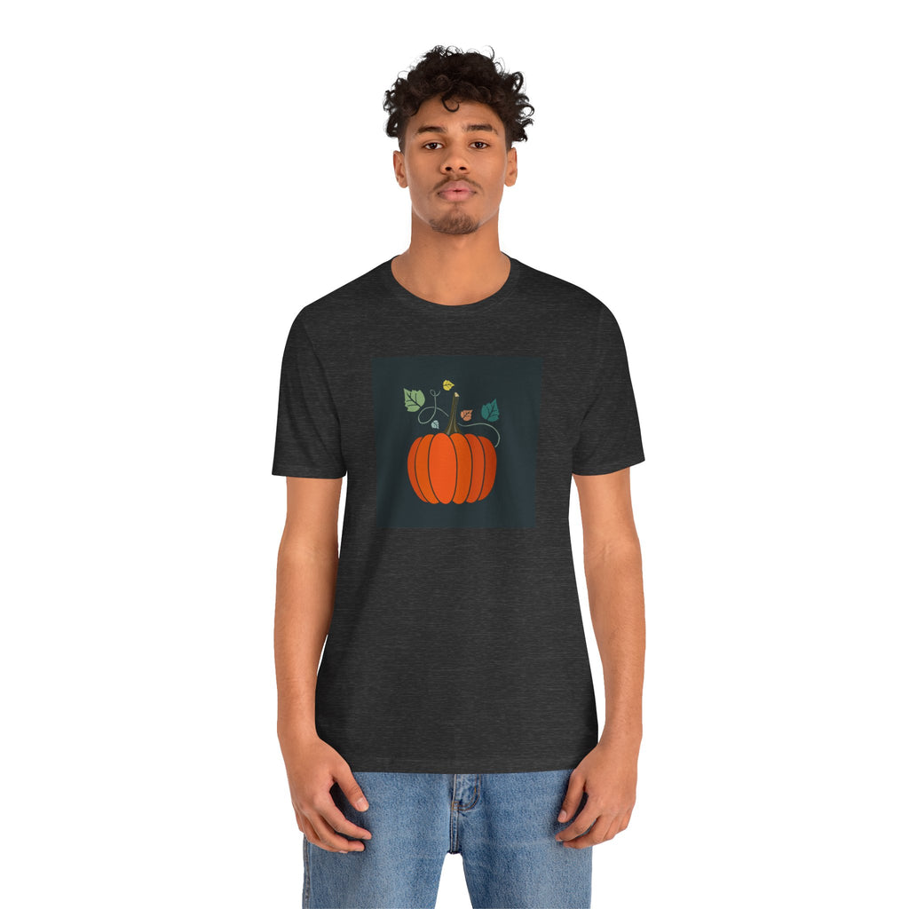 Pumpkin Illustration Tee — Autumn Pumpkin Graphic T-Shirt