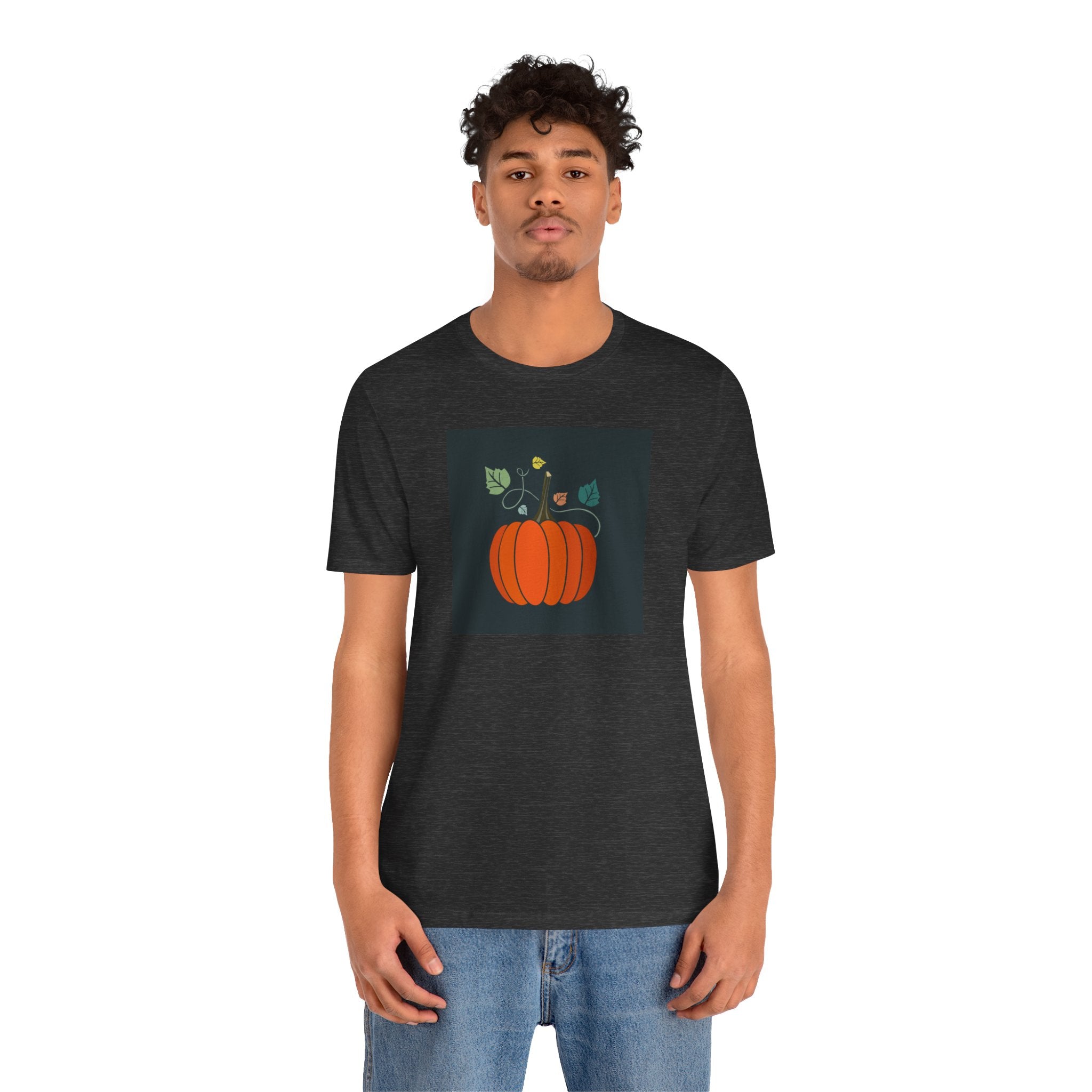 Pumpkin Illustration Tee — Autumn Pumpkin Graphic T-Shirt