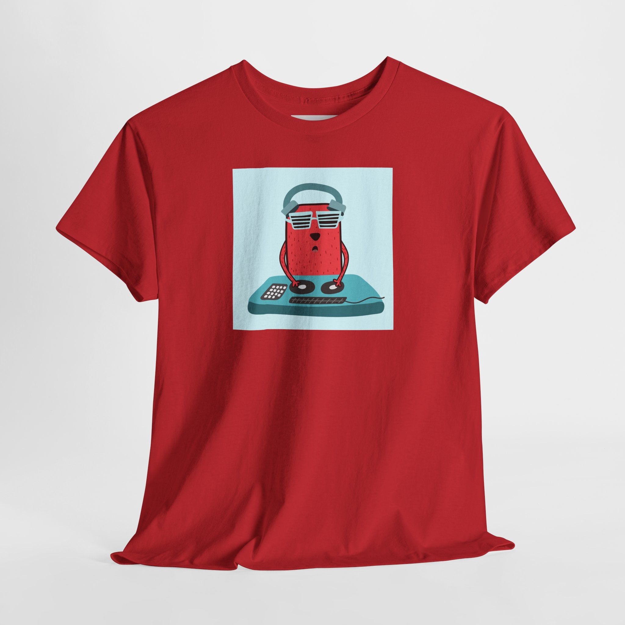 Retro Gamer Cat T-Shirt — Cute Cat with Headphones & Game Controller Tee
