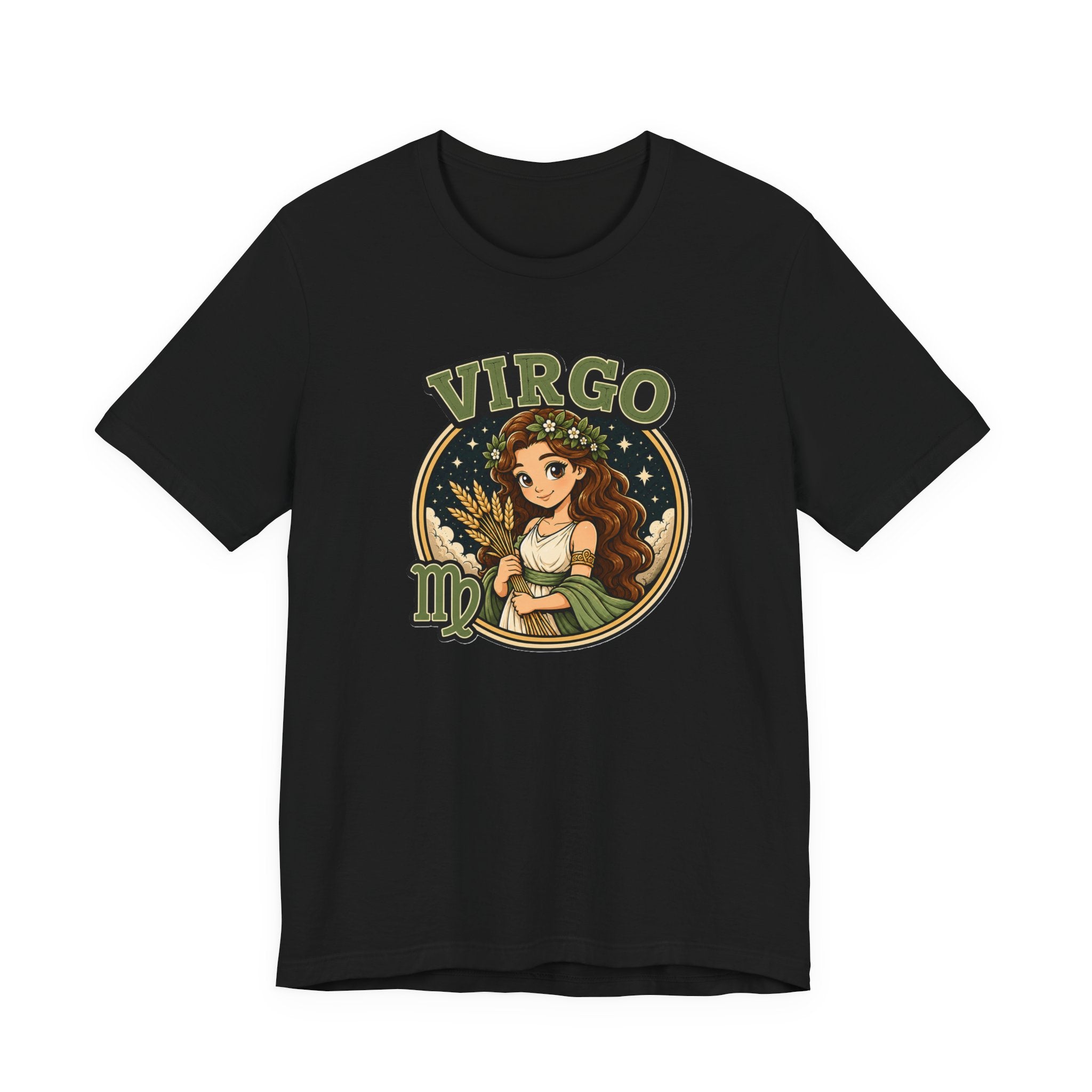 Virgo Zodiac T‑Shirt – Cute Virgo Girl Astrology Tee (Virgo Symbol)