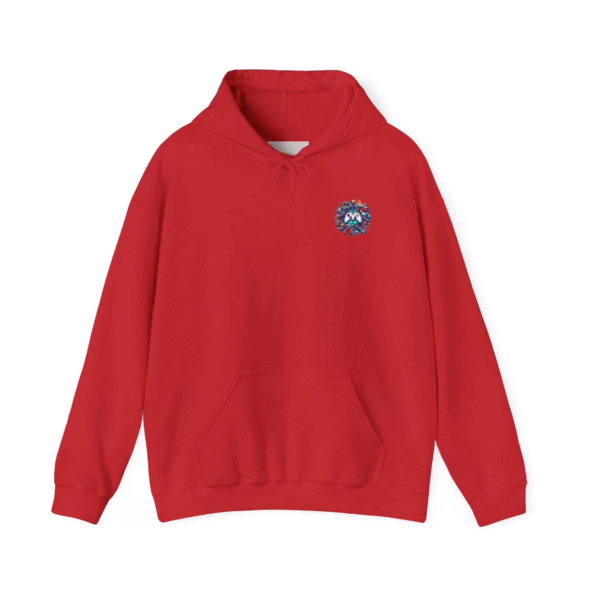 Gamer Gear Hoodie — Retro Controller & Console Icons Graphic