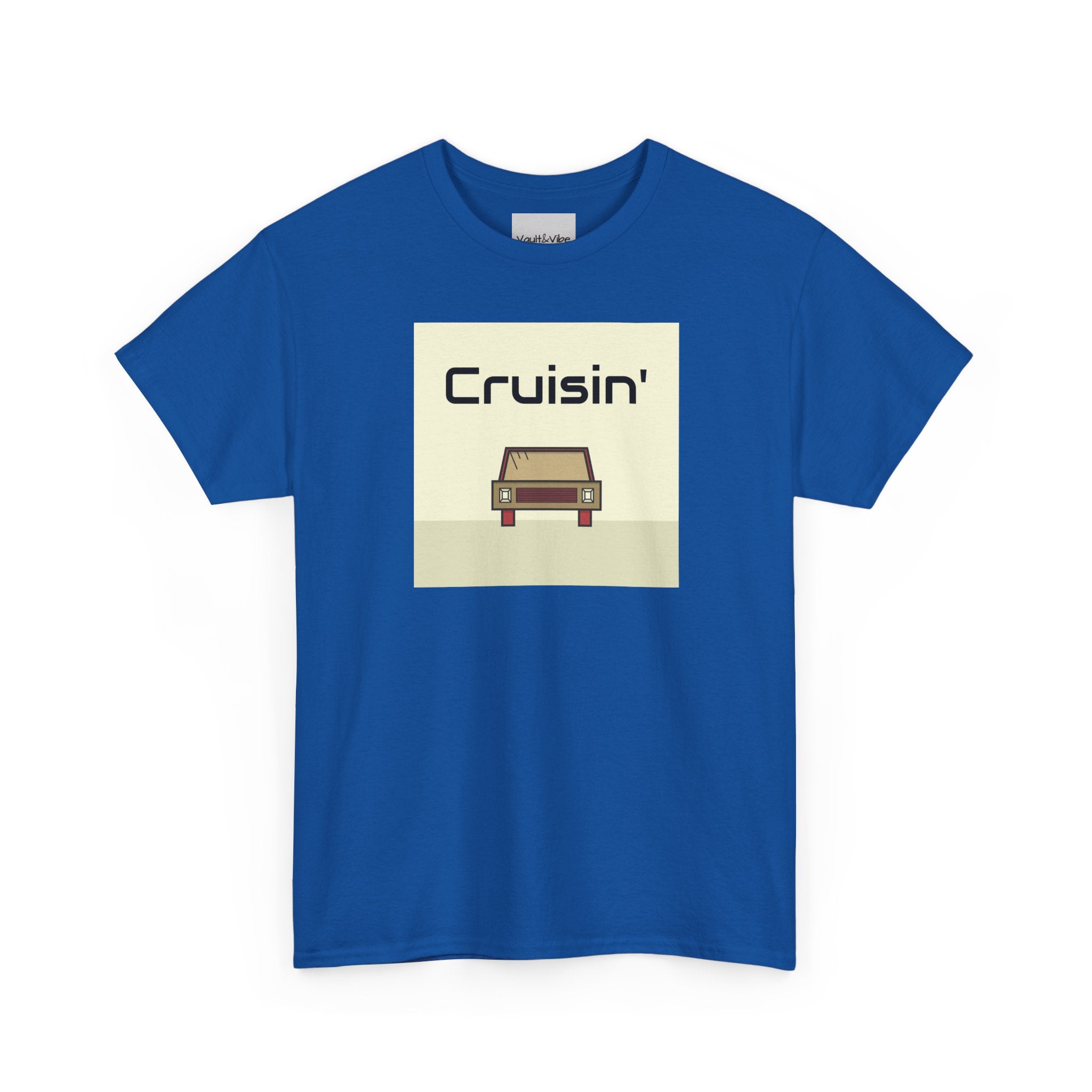Cruisin' Vintage Car Tee — Retro Road Trip Graphic T-Shirt