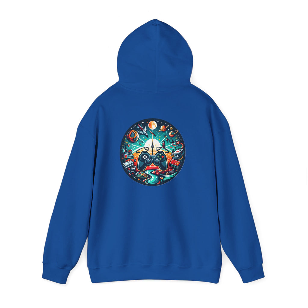 Hoodie — Retro Gaming Galaxy Graphic Pullover