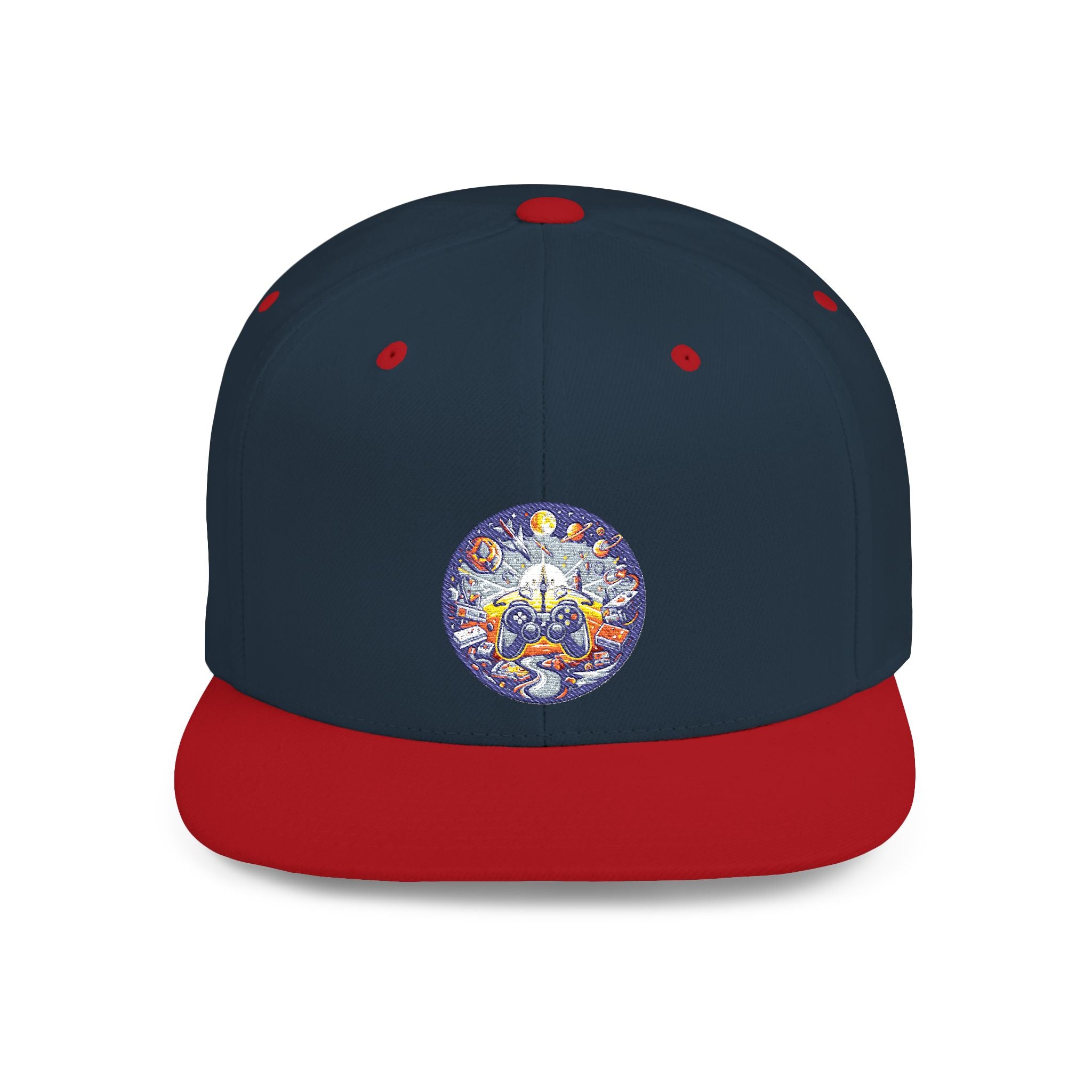 Embroidered Cosmic Gamer Snapback Hat