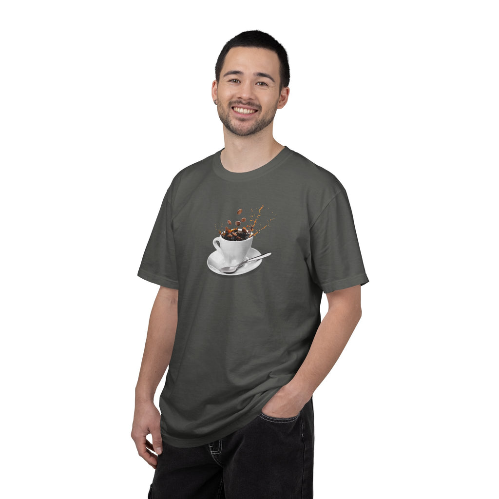 Coffee Splash T-Shirt — Espresso Cup Splash Graphic Tee
