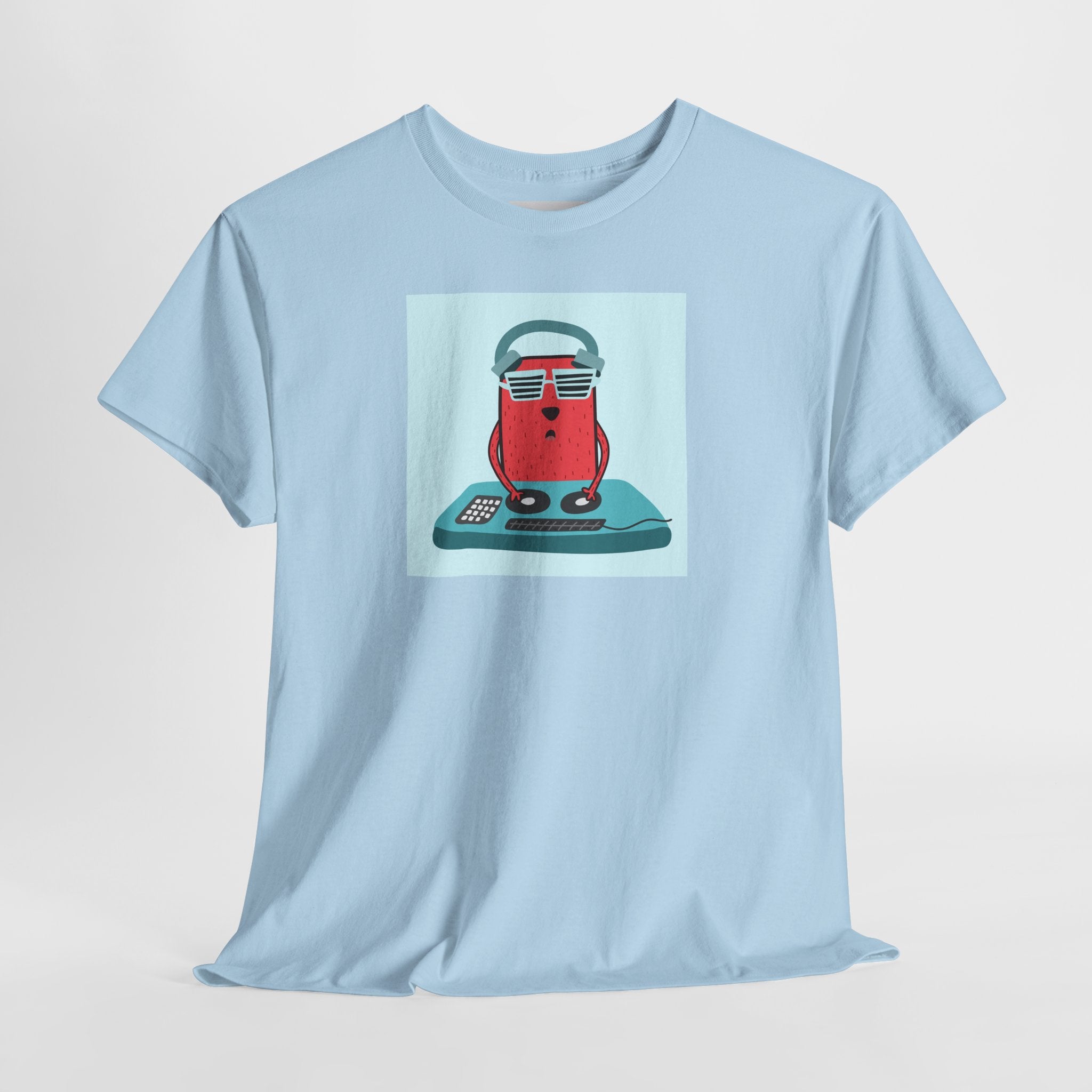 Retro Gamer Cat T-Shirt — Cute Cat with Headphones & Game Controller Tee