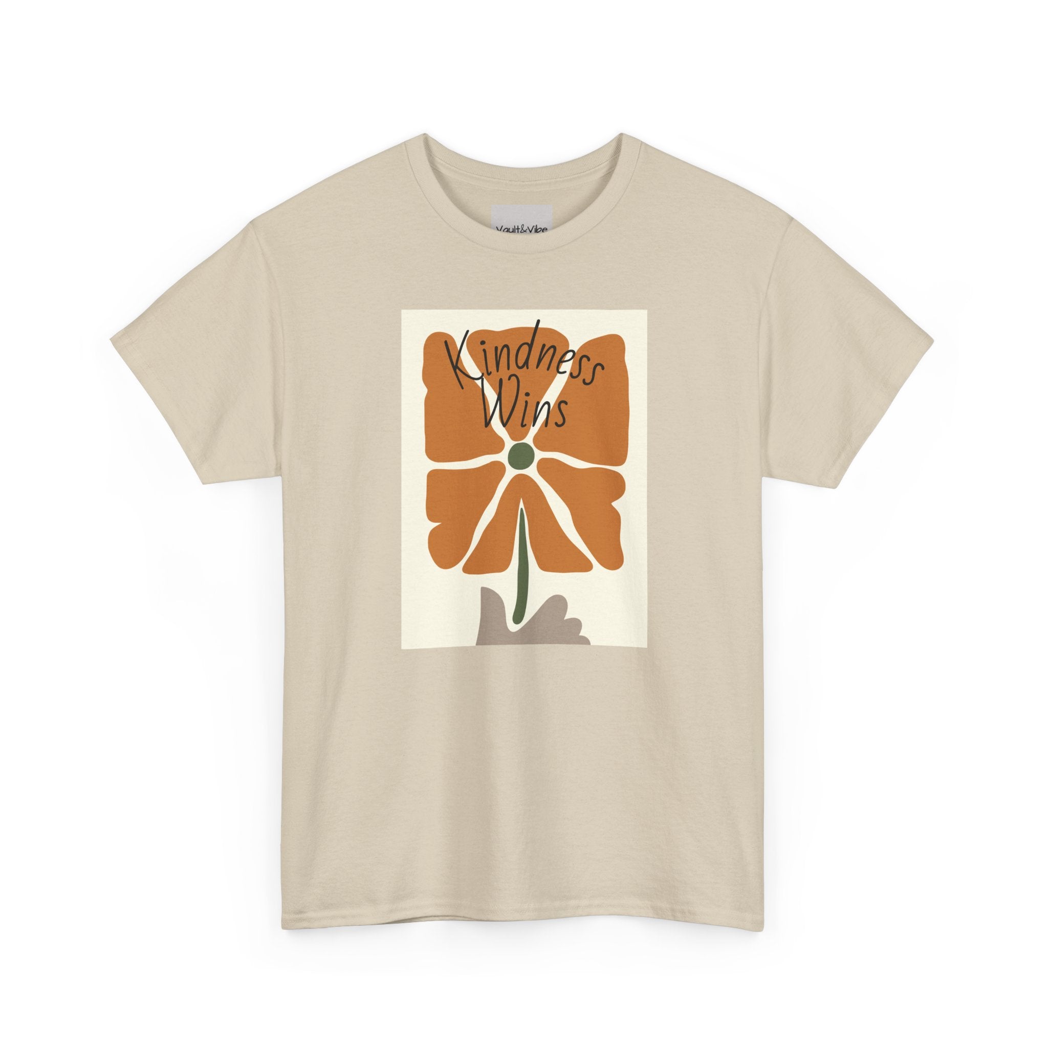 Kindness Wins T‑Shirt — Retro Floral Graphic Tee