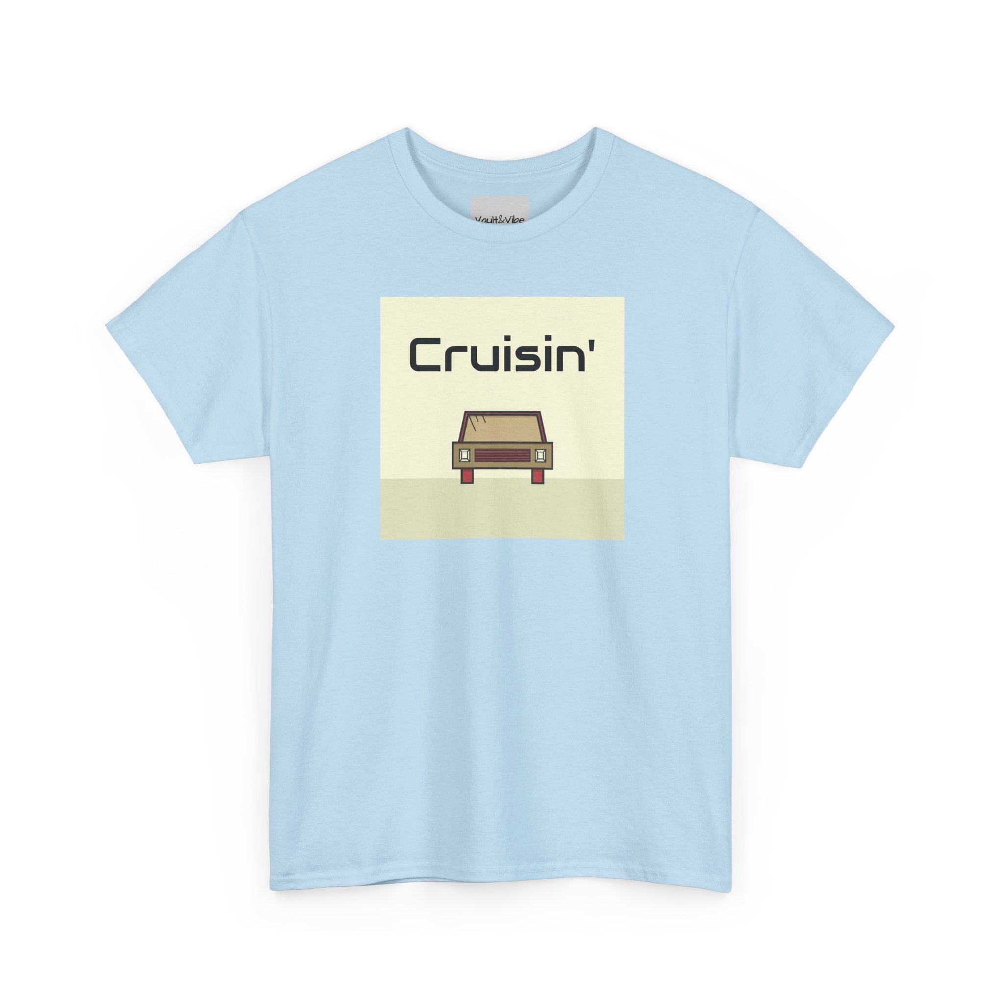 Cruisin' Vintage Car Tee — Retro Road Trip Graphic T-Shirt