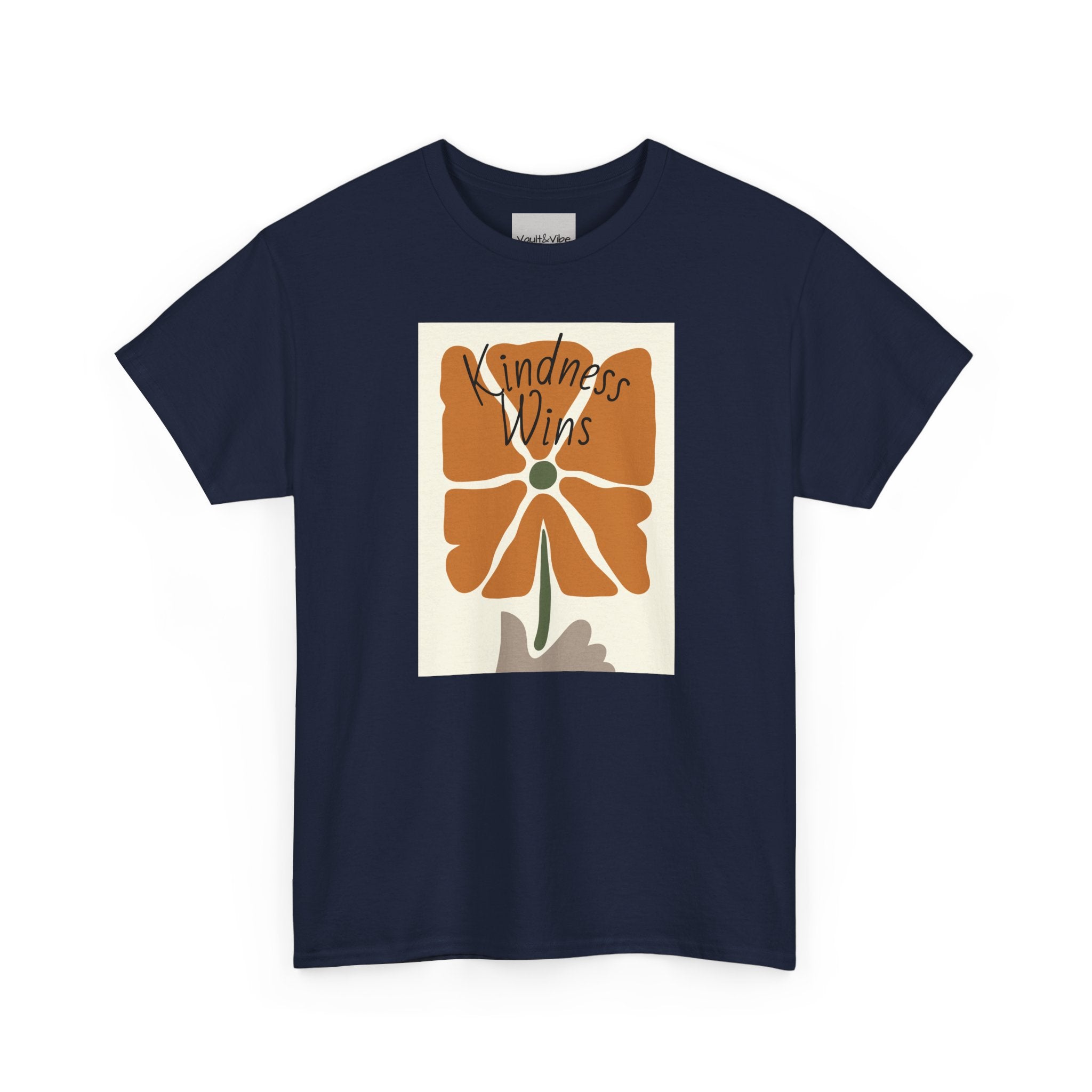 Kindness Wins T‑Shirt — Retro Floral Graphic Tee