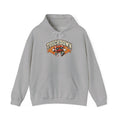 Touchdown Football Hoodie — Retro Helmet Flame Design