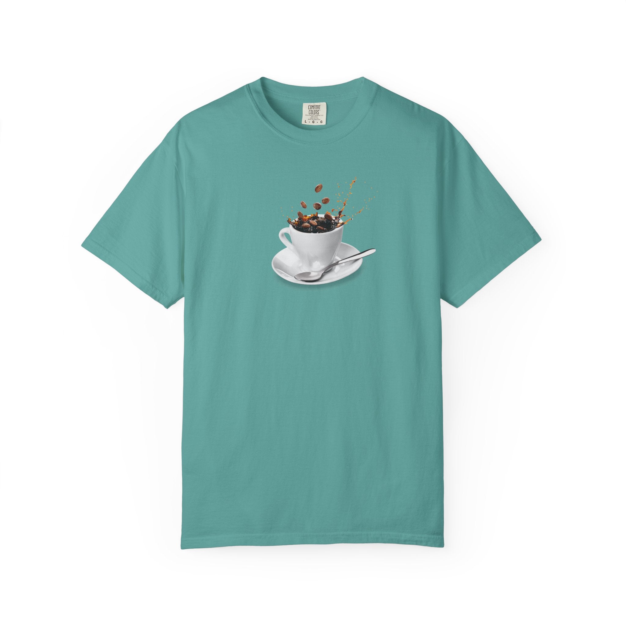 Coffee Splash T-Shirt — Espresso Cup Splash Graphic Tee