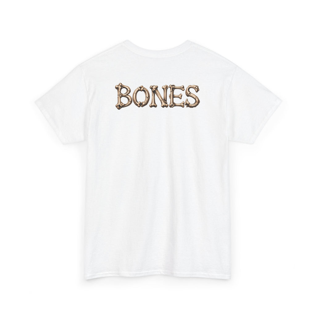 Skull Graphic Tee — 'Bones' Backprint Horror Skull T-Shirt