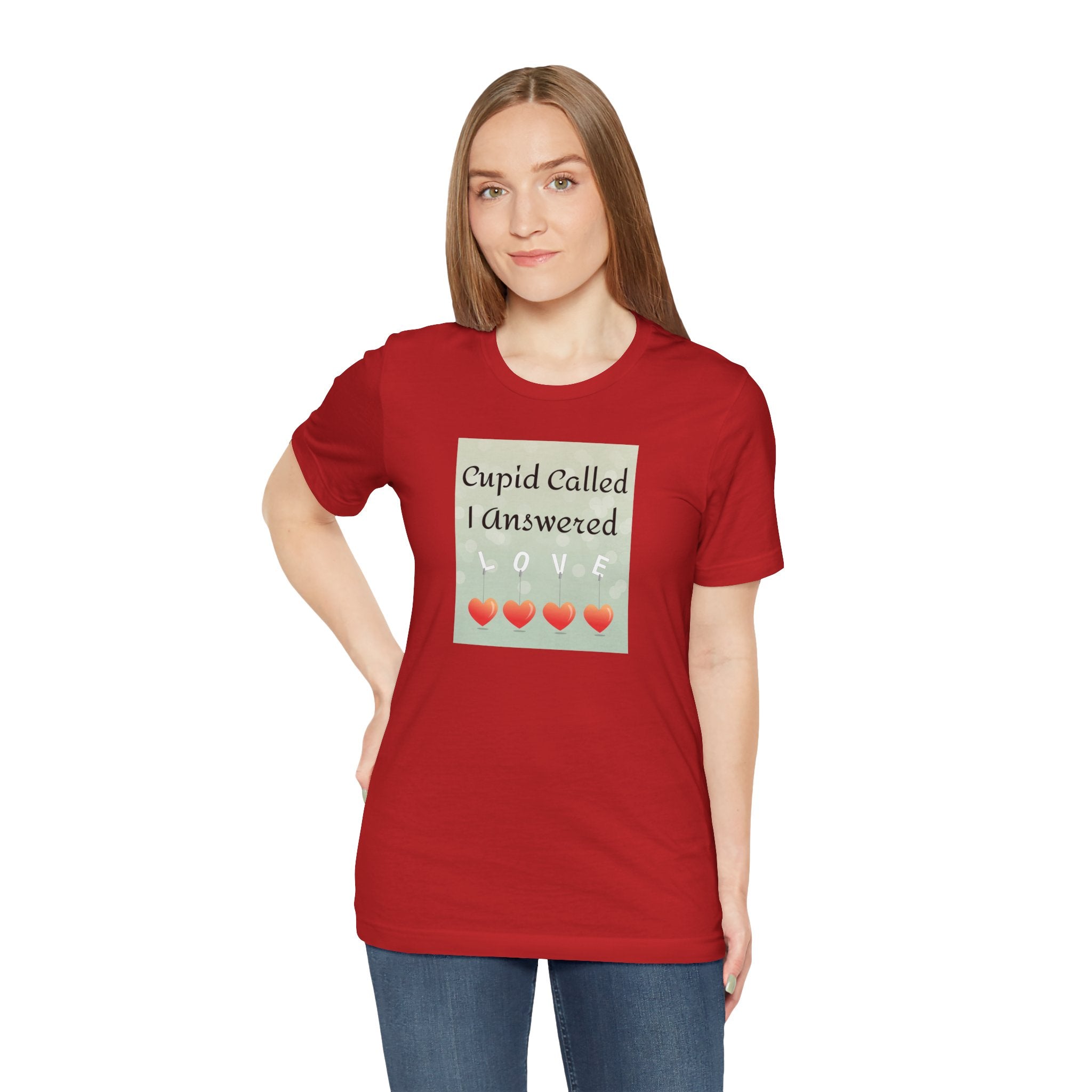 Cupid Called I Answered Tee — Valentine’s Day Heart Love Graphic Shirt