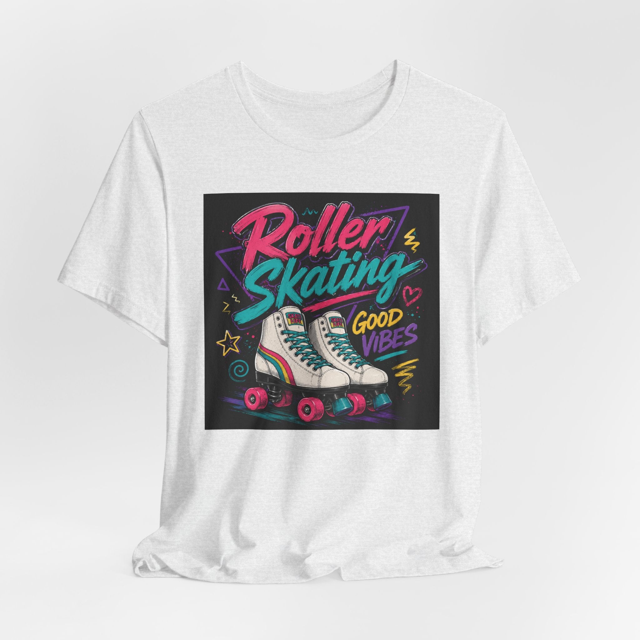 Roller Skating Good Vibes Tee