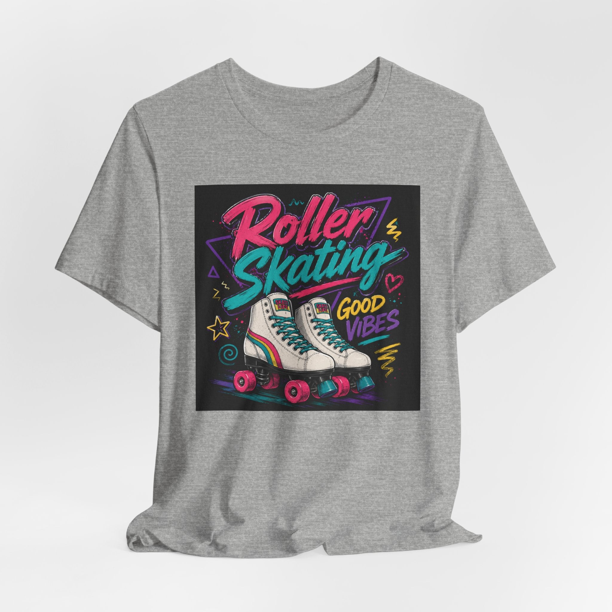 Roller Skating Good Vibes Tee