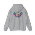 Winged Inspiration Hoodie — "Spread Your Wings" Colorful Angel Wings Graphic