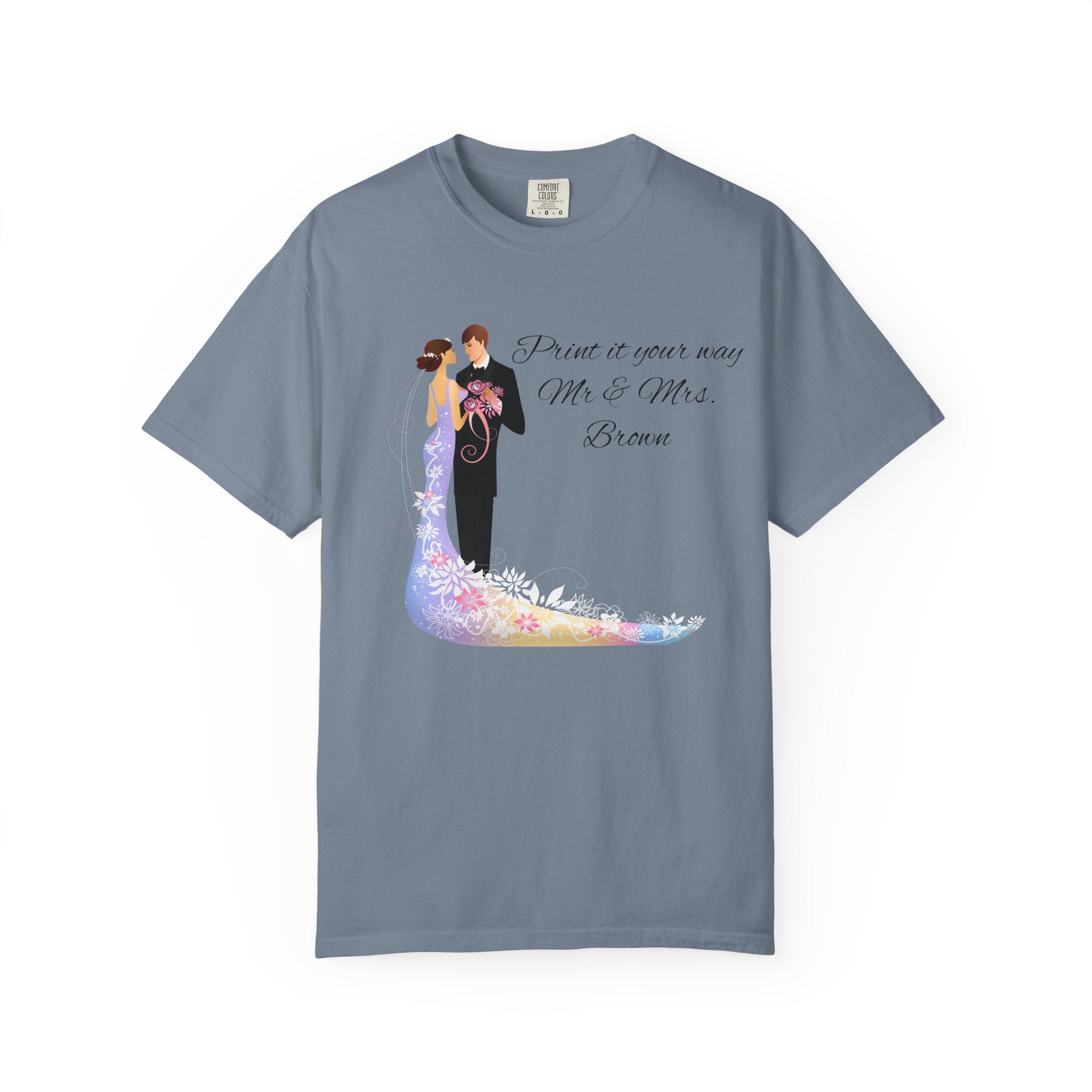 Wedding Couple T-Shirt — 'From This Moment Mr. & Mrs.' Bridal Tee