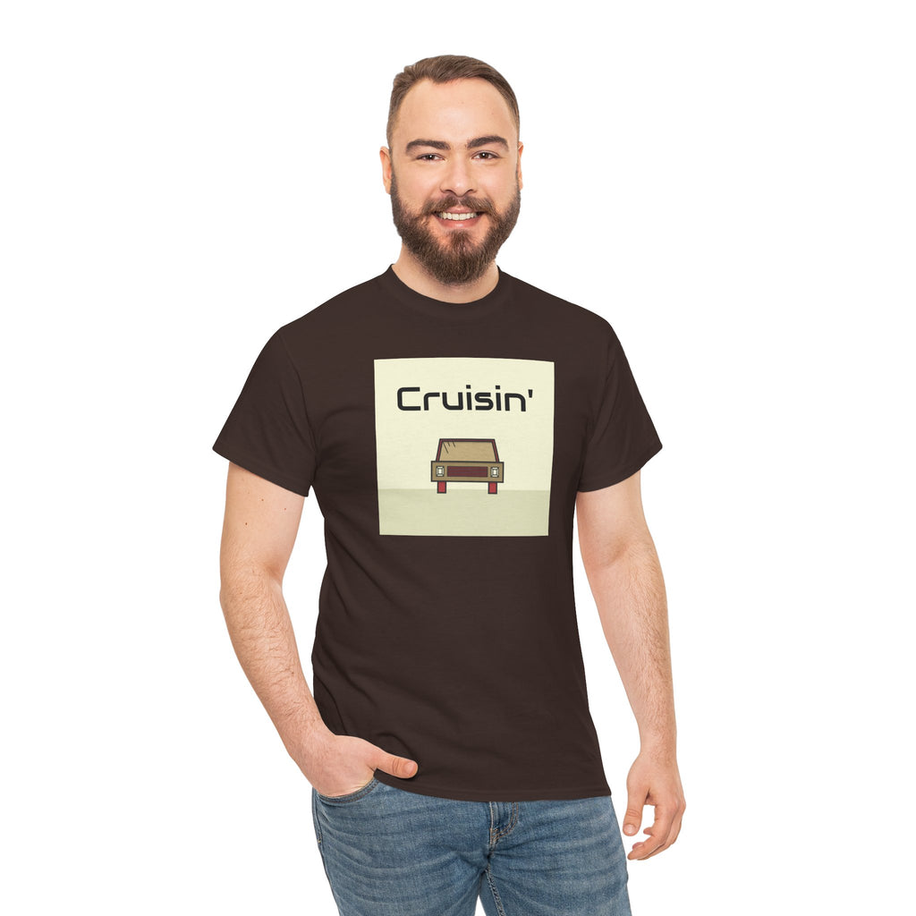 Cruisin' Vintage Car Tee — Retro Road Trip Graphic T-Shirt