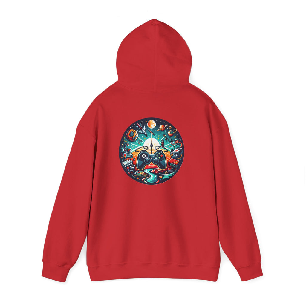Hoodie — Retro Gaming Galaxy Graphic Pullover