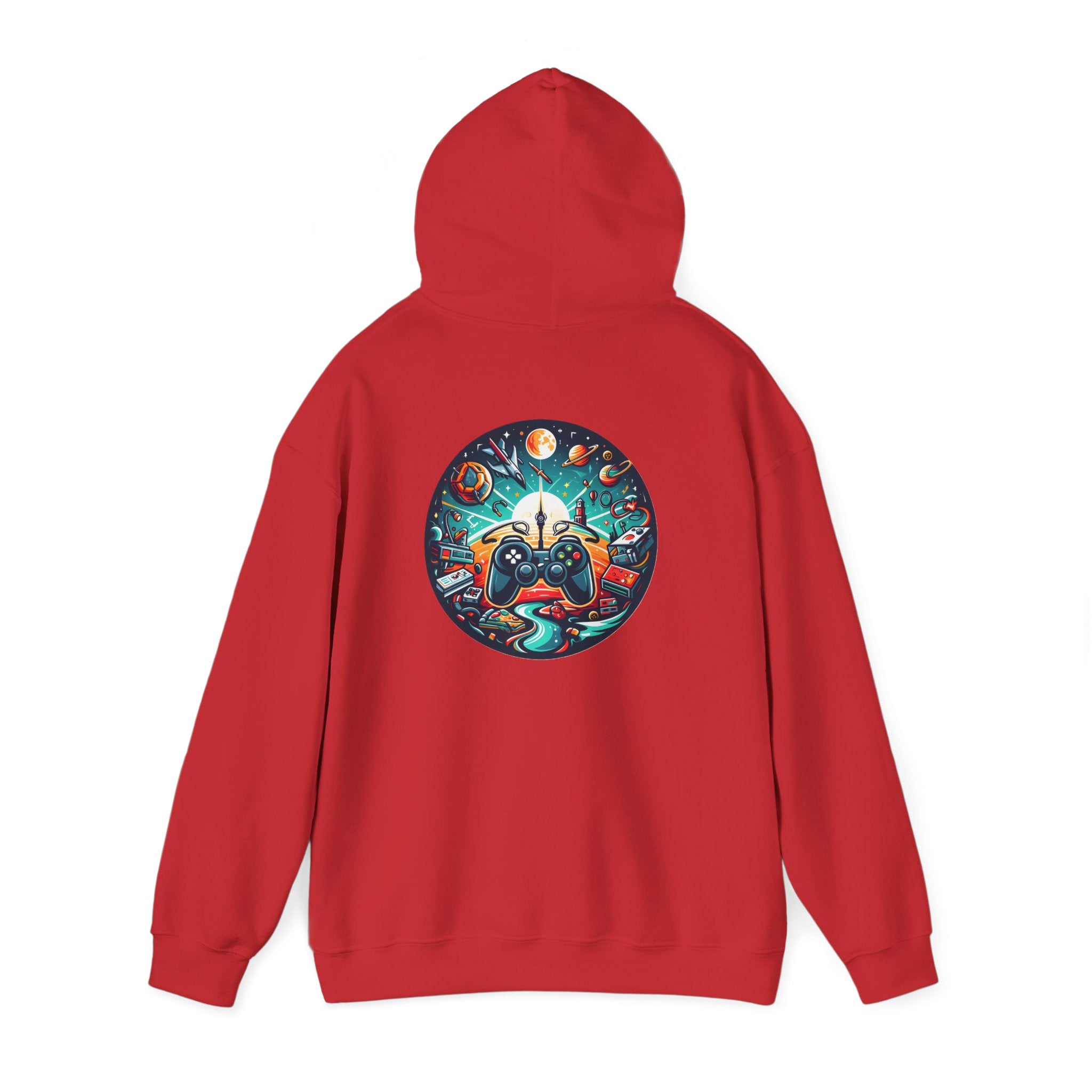 Hoodie — Retro Gaming Galaxy Graphic Pullover