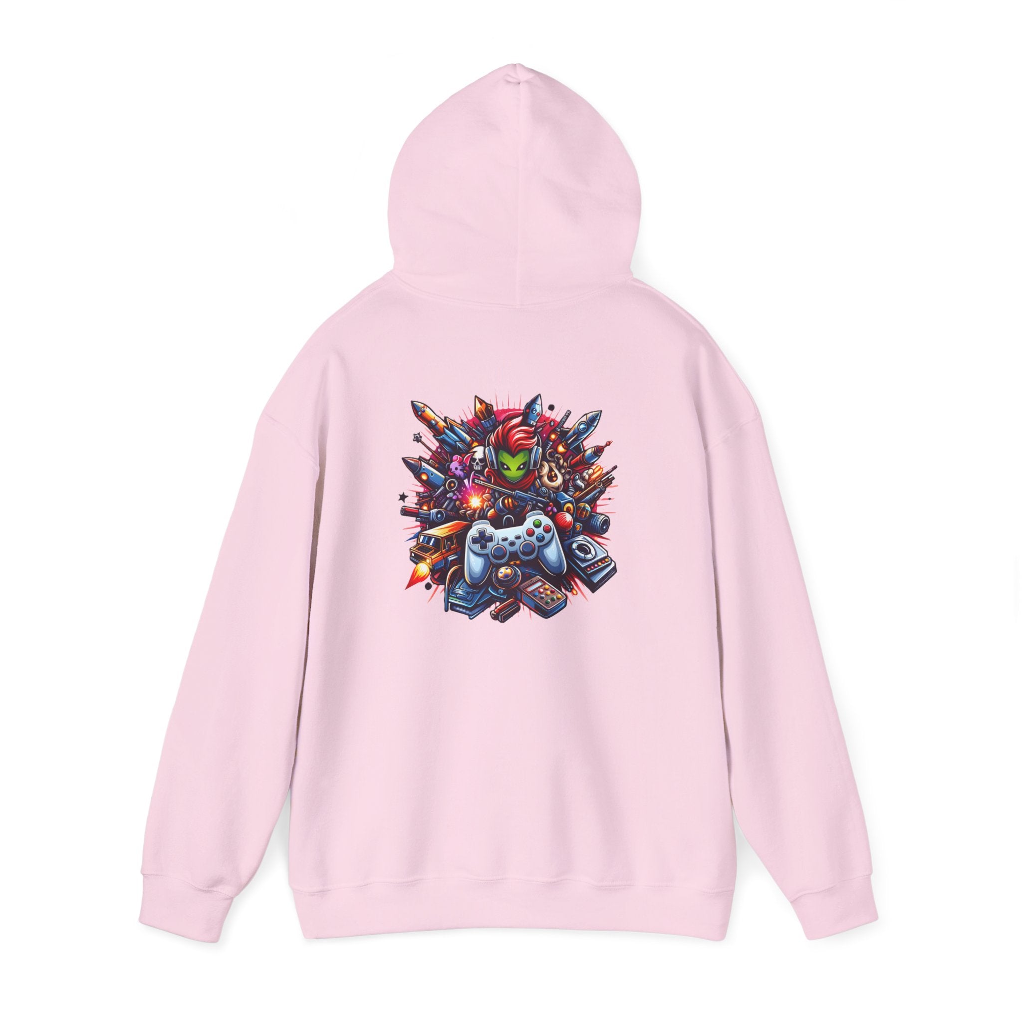 Gaming Controls Graphic Hoodie — Retro Console Controller Gamer Sweatshirt