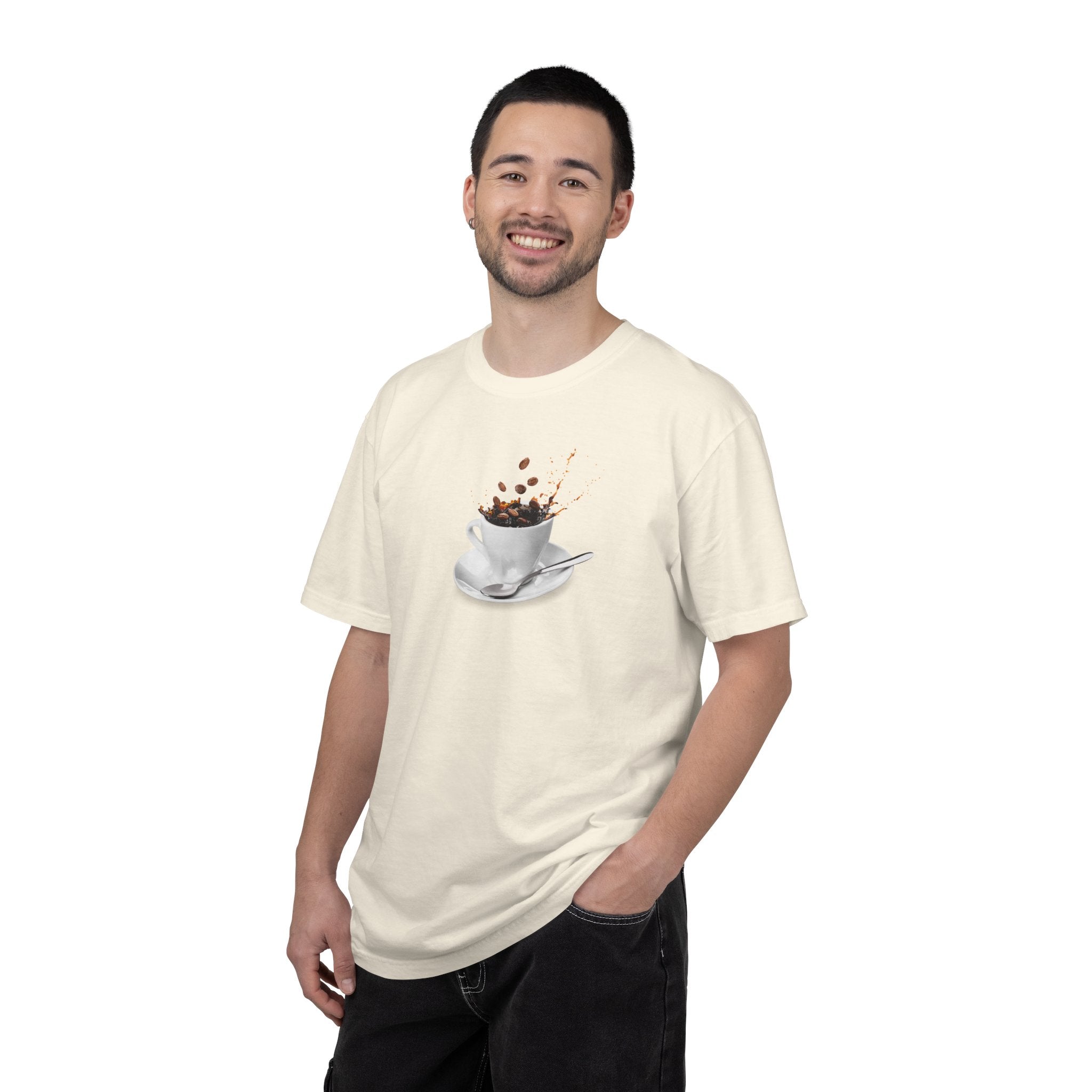 Coffee Splash T-Shirt — Espresso Cup Splash Graphic Tee