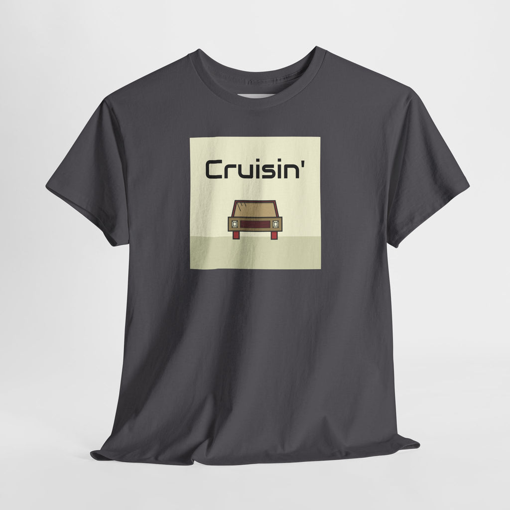 Cruisin' Vintage Car Tee — Retro Road Trip Graphic T-Shirt