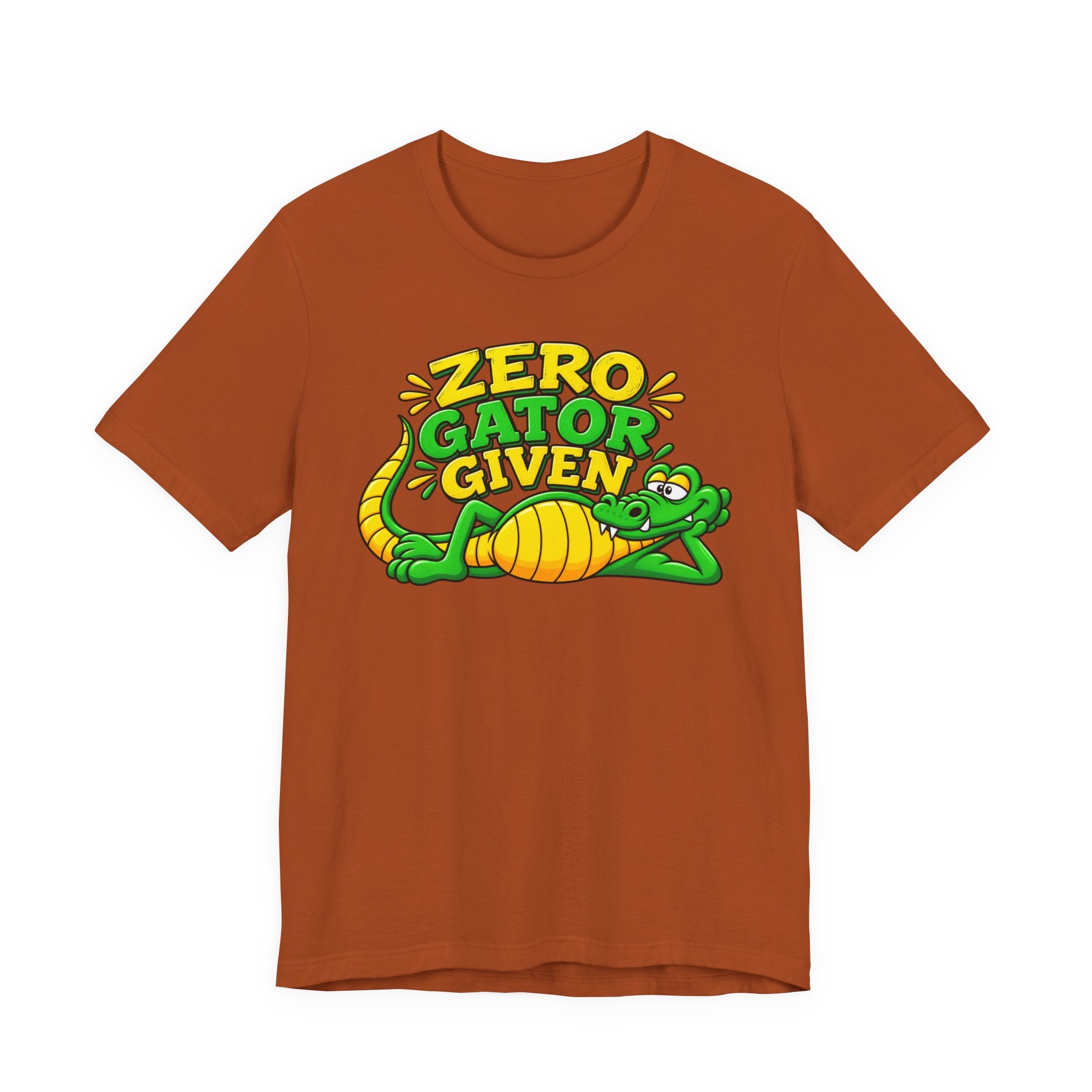 Zero Gator Given T-Shirt – Funny Alligator Graphic Tee