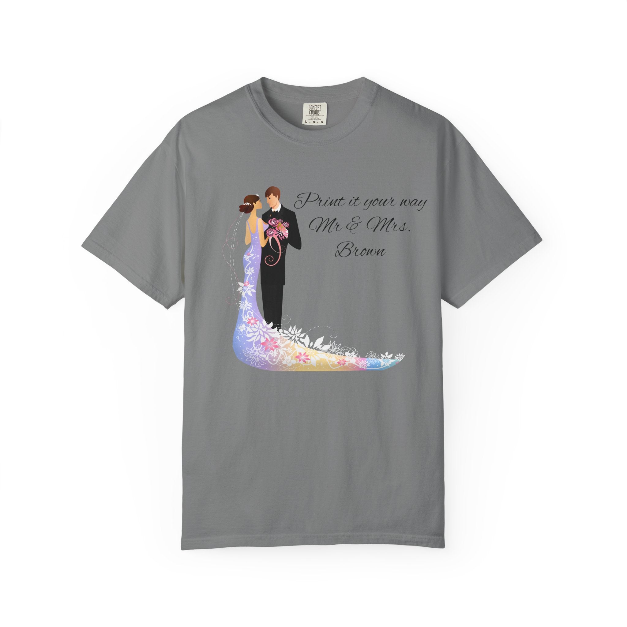 Wedding Couple T-Shirt — 'From This Moment Mr. & Mrs.' Bridal Tee