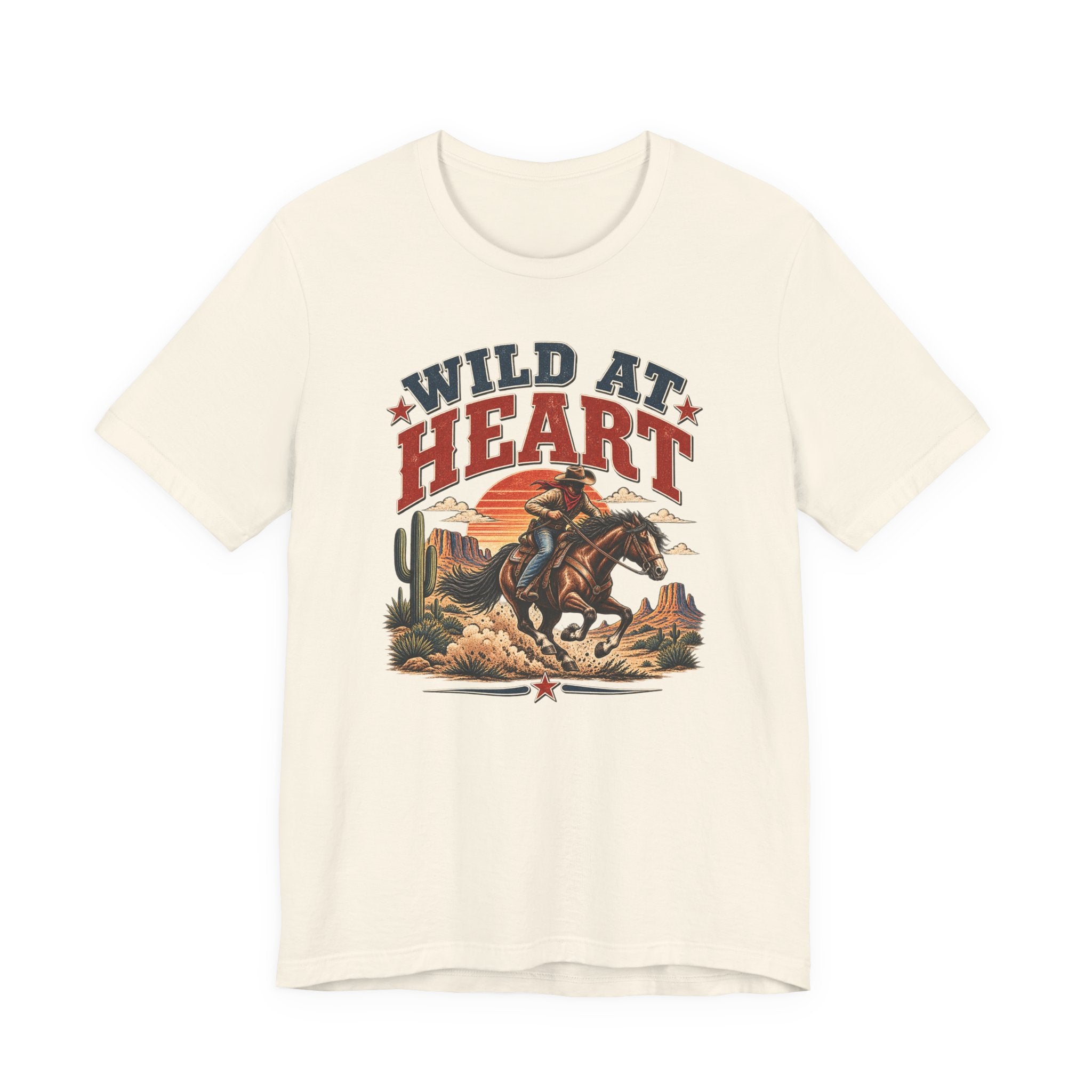 Wild at Heart Cowboy T-Shirt – Western Rodeo Graphic Tee