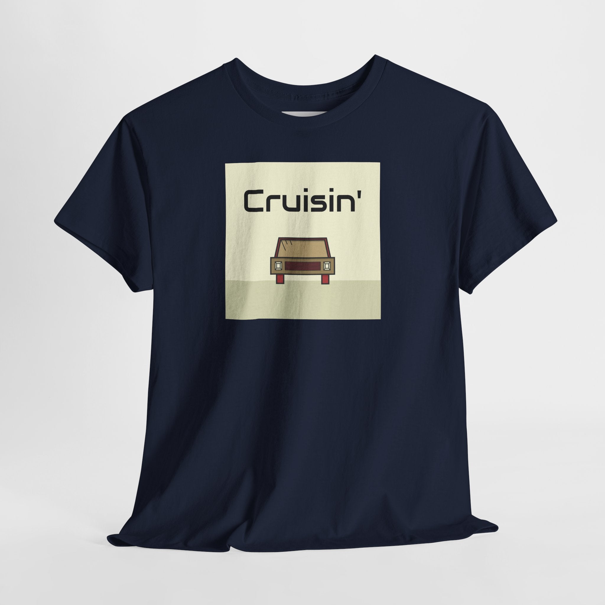 Cruisin' Vintage Car Tee — Retro Road Trip Graphic T-Shirt