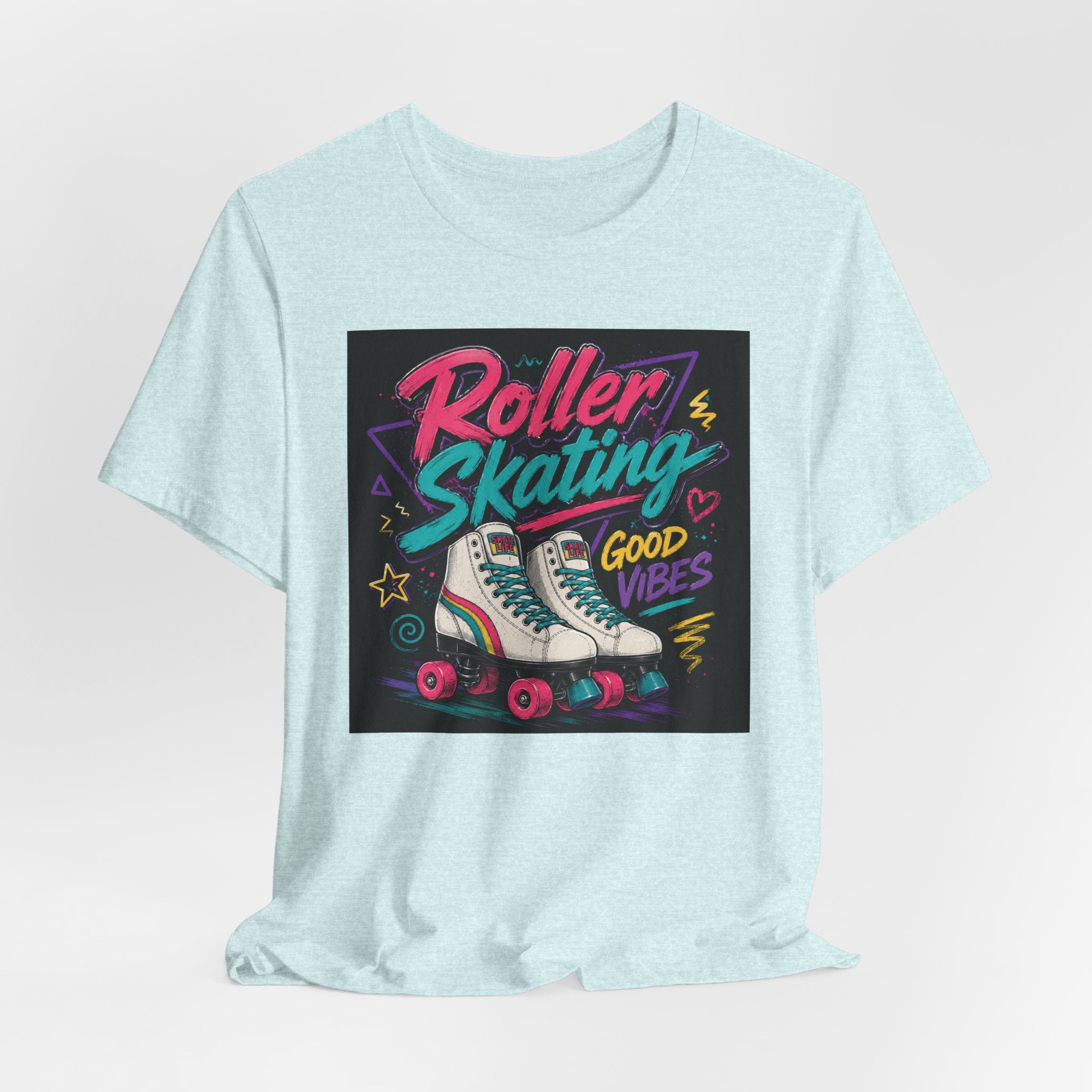 Roller Skating Good Vibes Tee