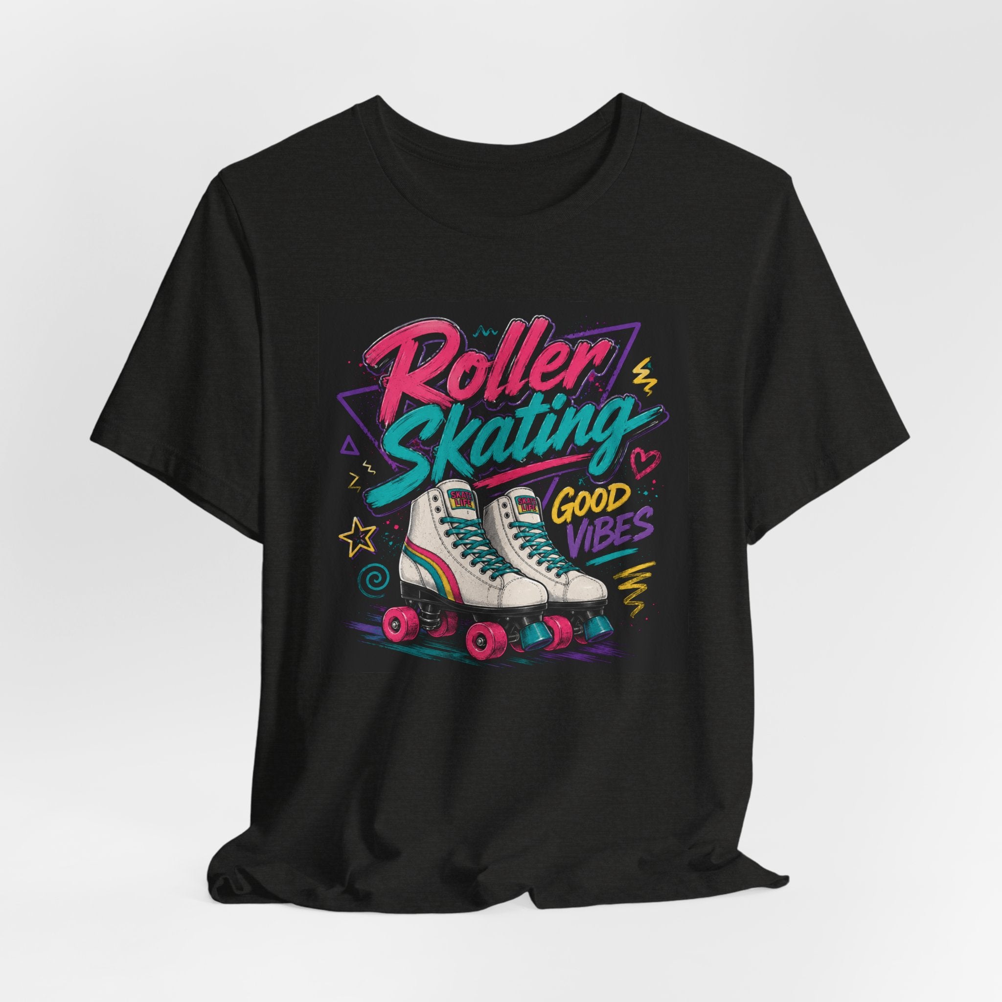 Roller Skating Good Vibes Tee