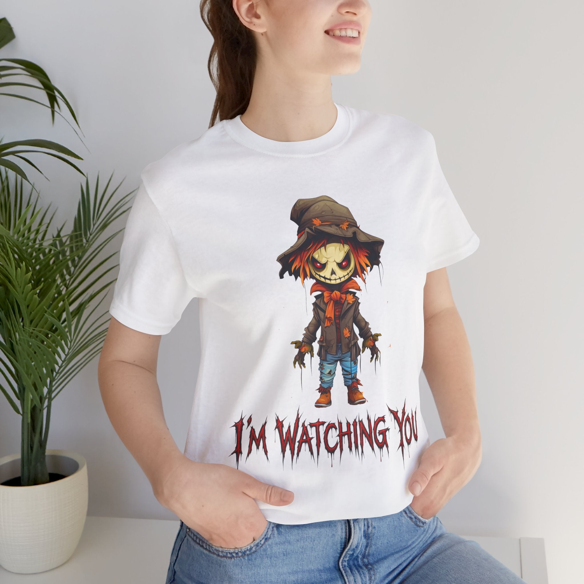 Scarecrow 'I'm Watching You' Halloween T-Shirt