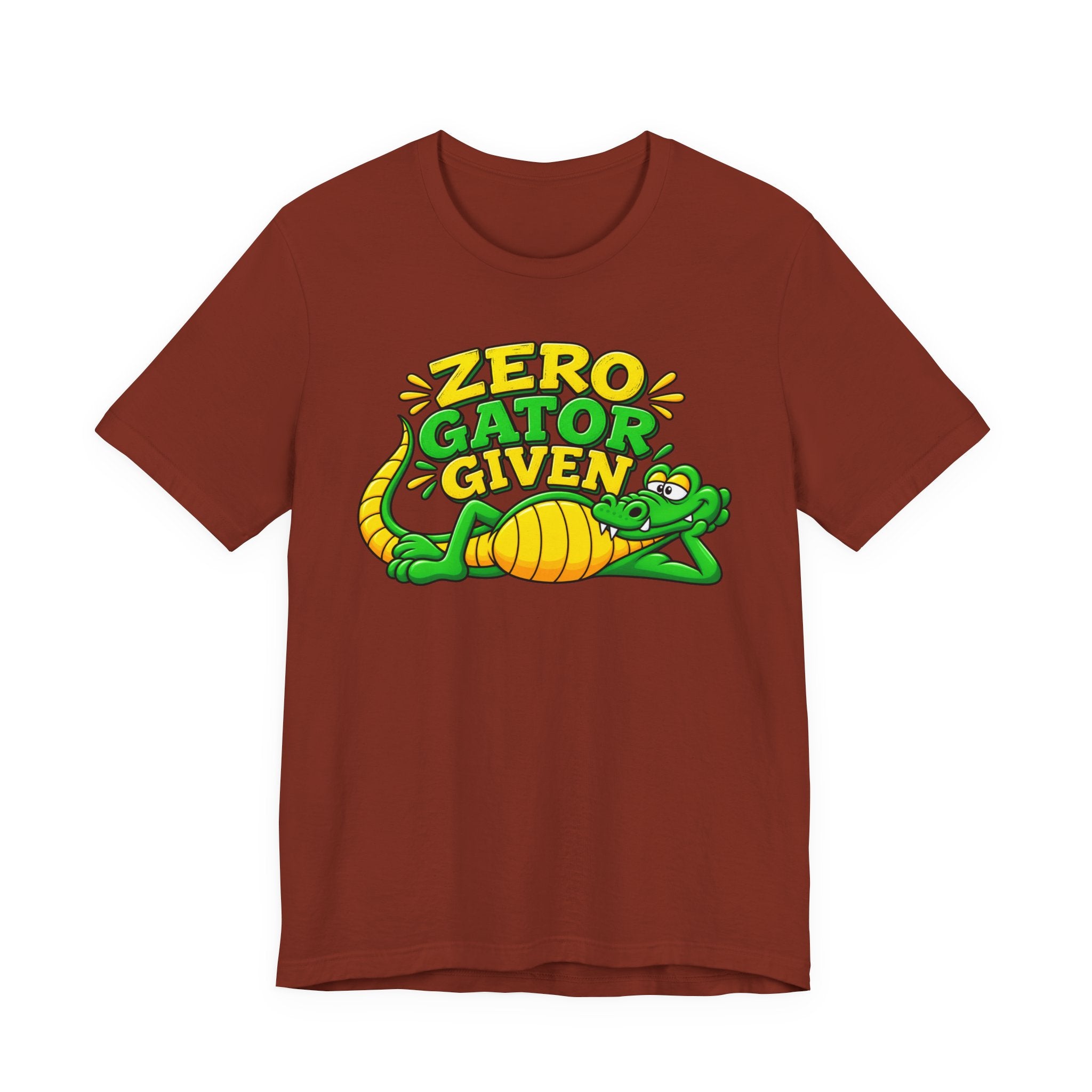 Zero Gator Given T-Shirt – Funny Alligator Graphic Tee