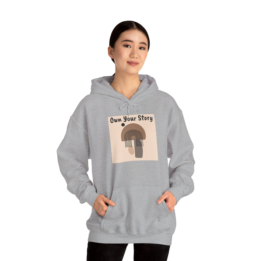 Own Your Story Hoodie — Inspirational Retro Arch Graphic Sweatshirt