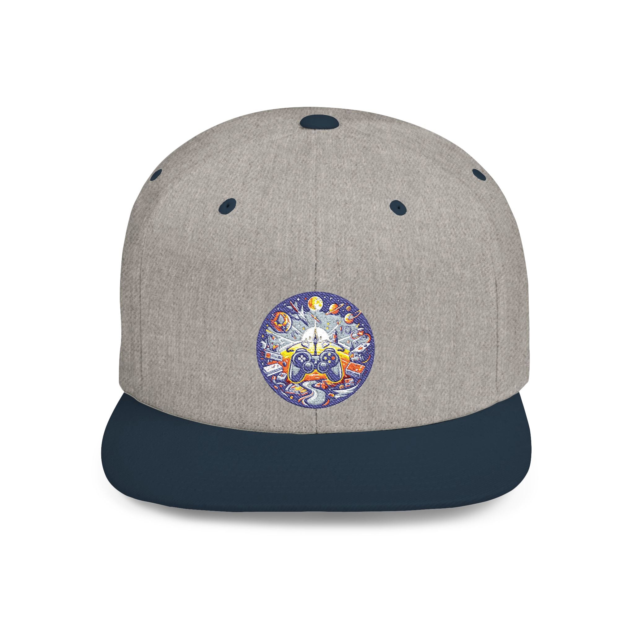 Embroidered Cosmic Gamer Snapback Hat