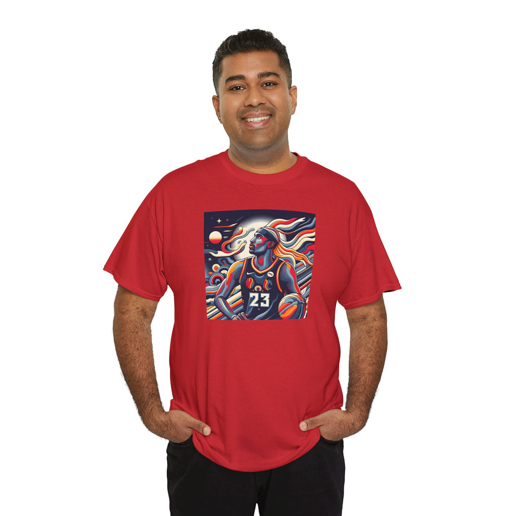 Basketball Art Tee — Abstract Player Illustration ("23")