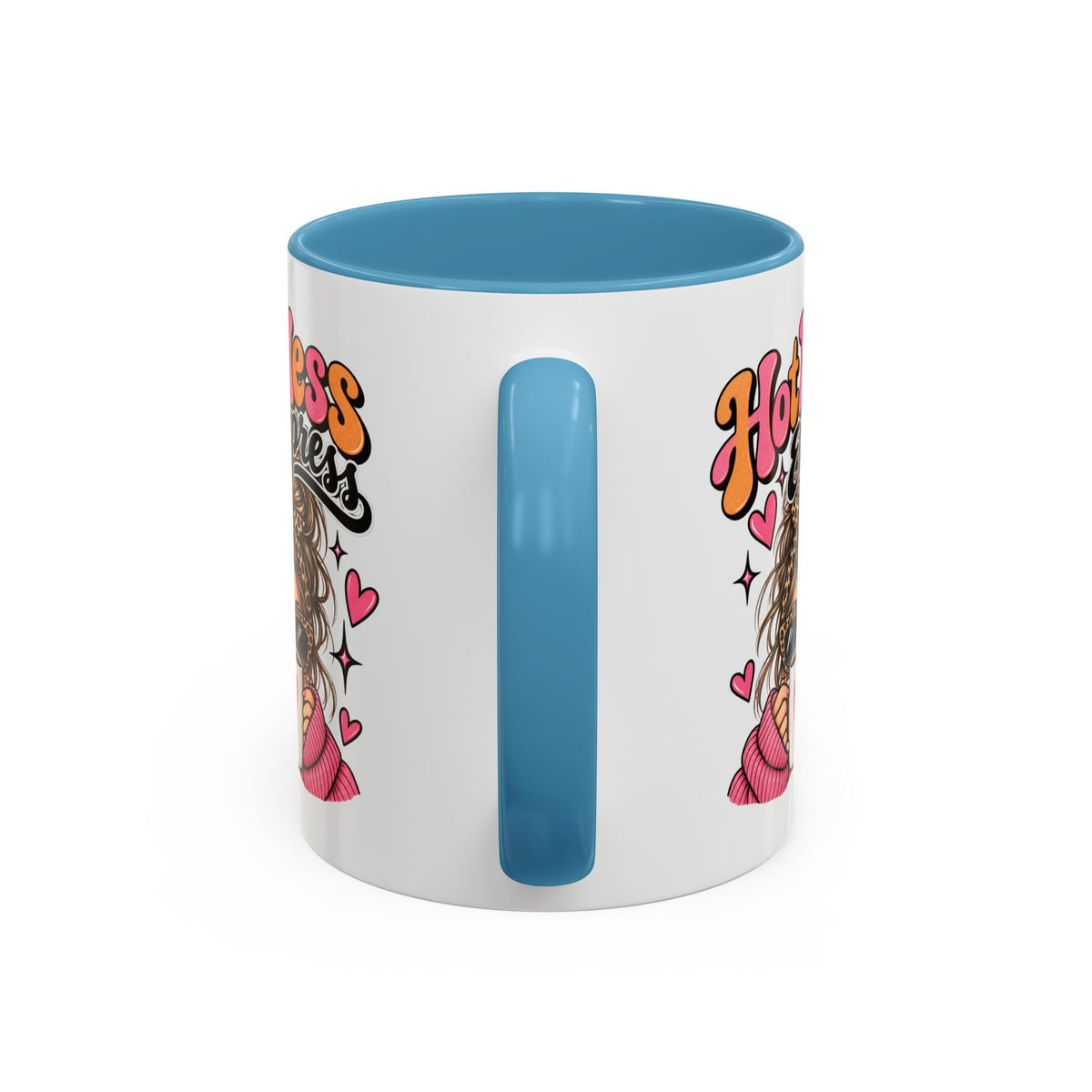 Hot Mess Express Coffee Mug — Funny Retro Girl Coffee Cup (11/15oz)