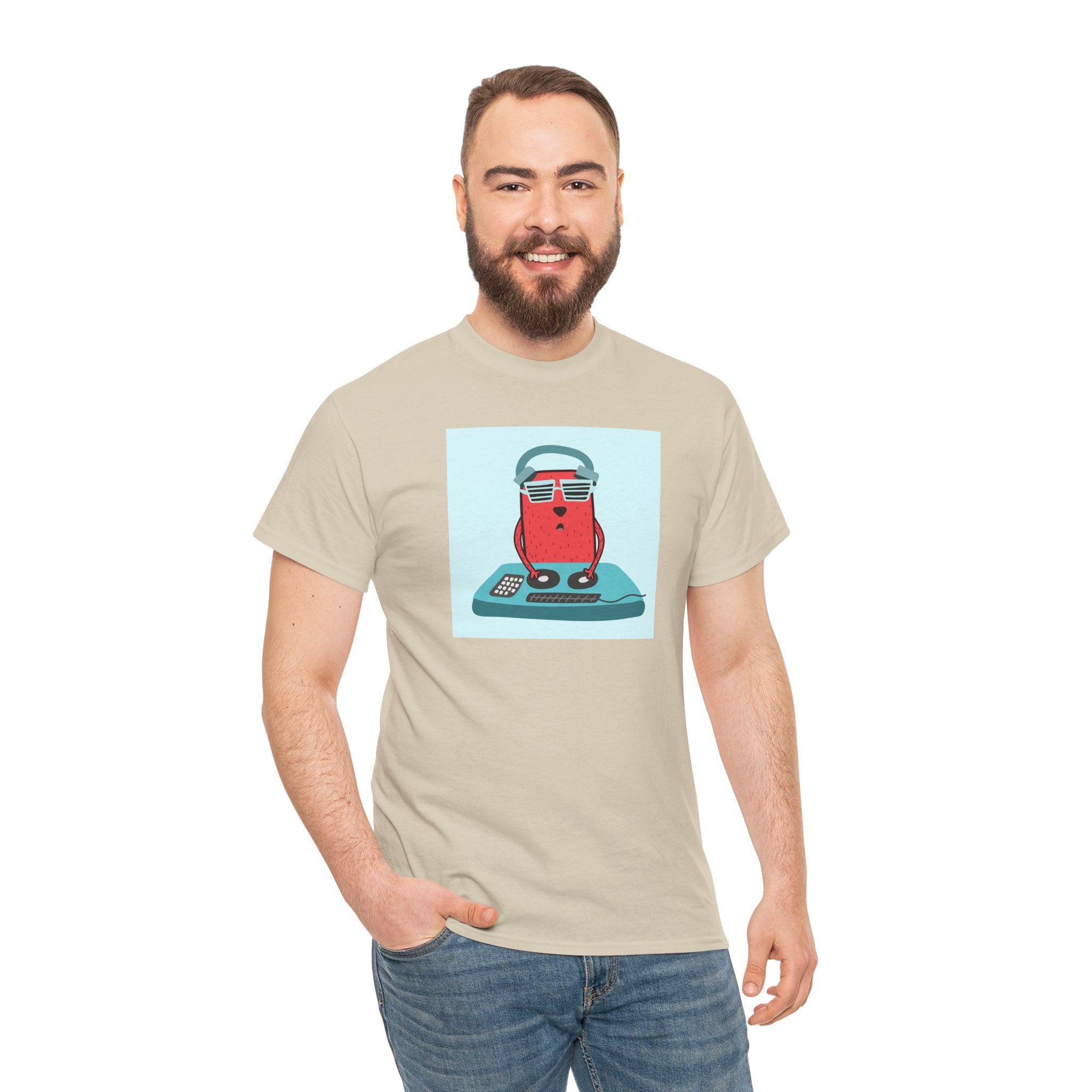 Retro Gamer Cat T-Shirt — Cute Cat with Headphones & Game Controller Tee