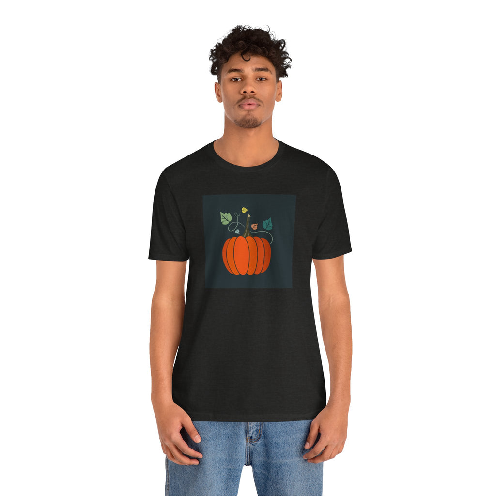 Pumpkin Illustration Tee — Autumn Pumpkin Graphic T-Shirt