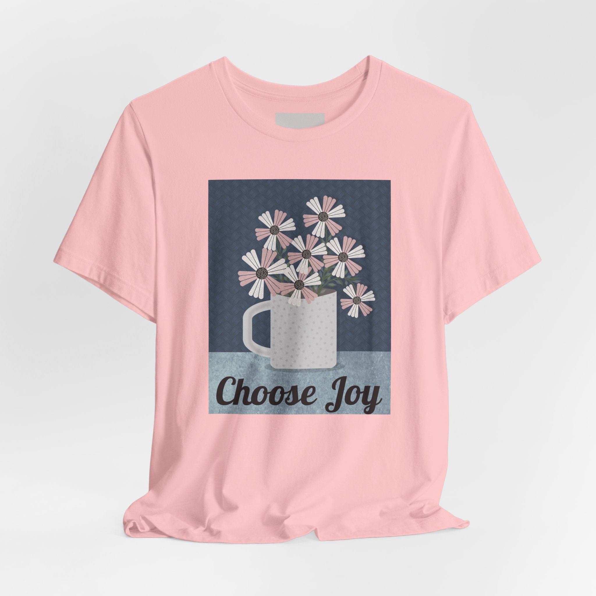 Choose Joy Floral Tee — Inspirational Graphic T‑Shirt