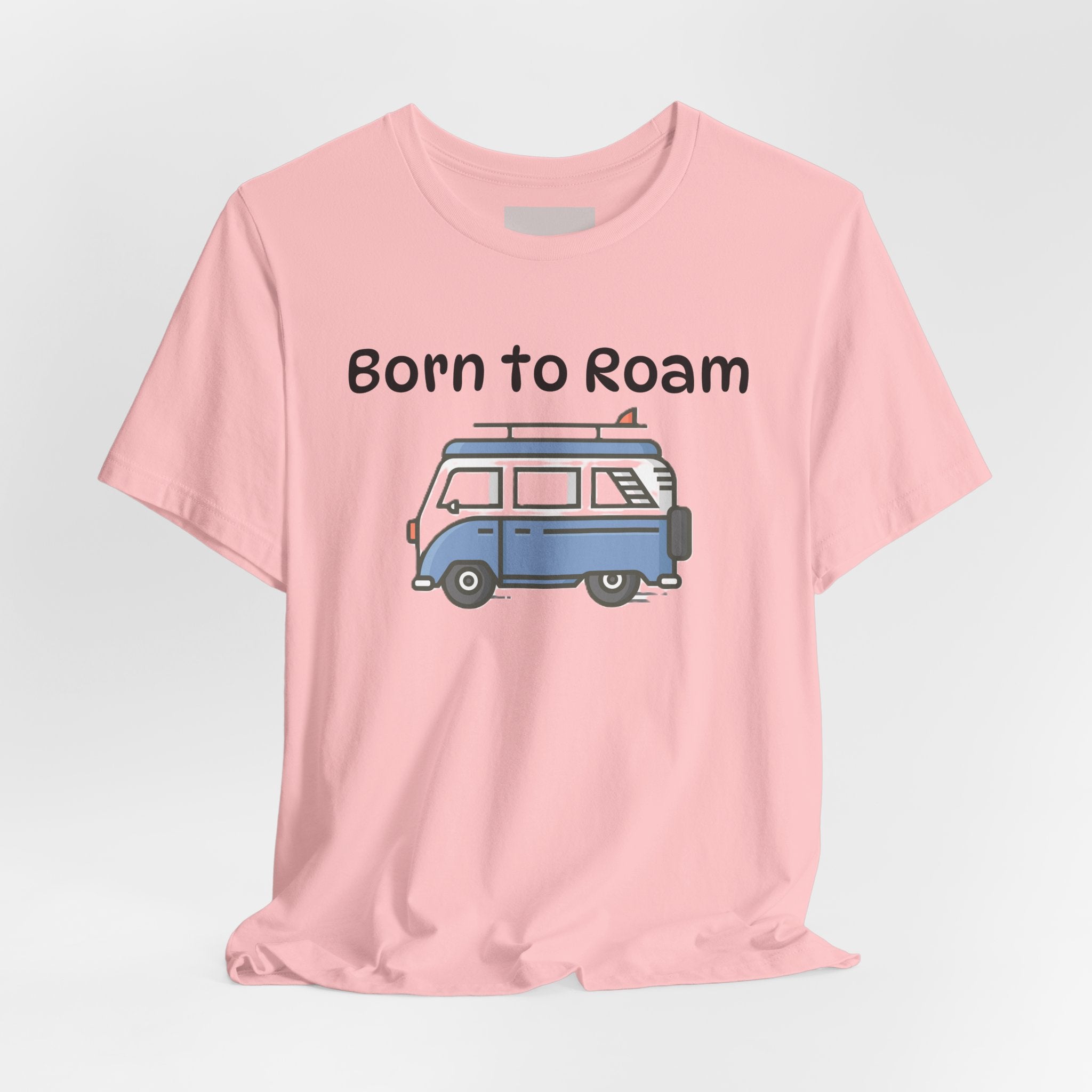 Born to Roam Camper Van Tee — Adventure Travel Graphic T-Shirt